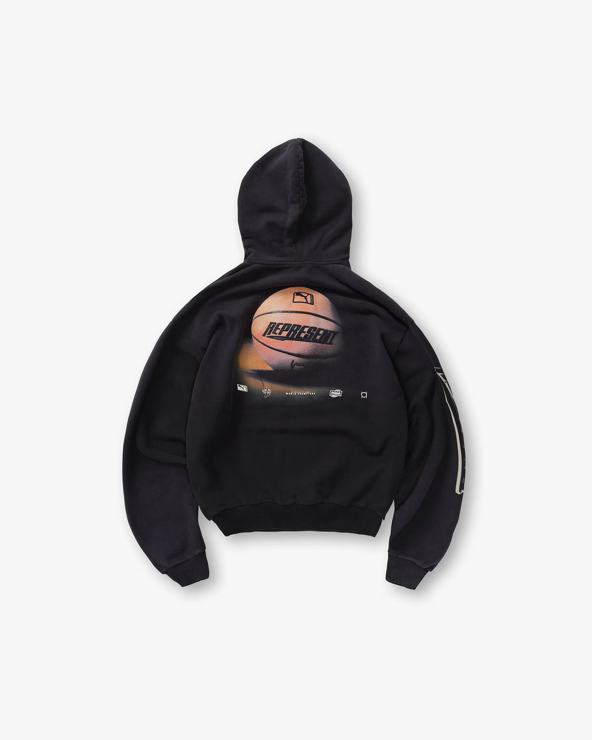 Represent X Puma Hoodie - Puma Black - Image 2