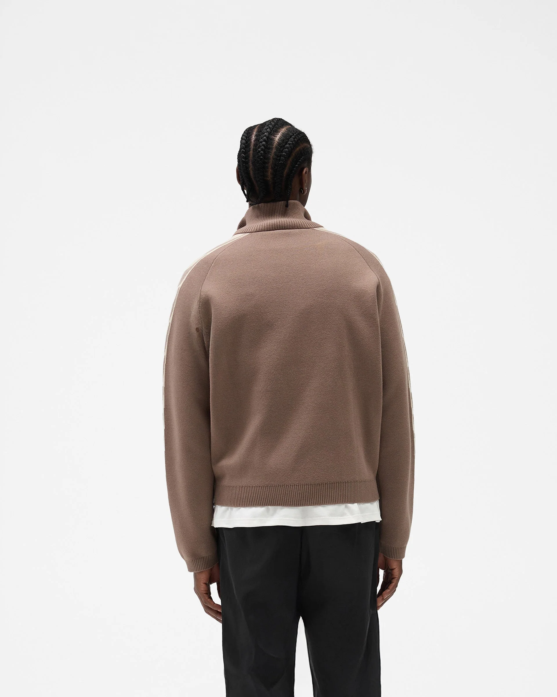 Represent X Puma T7 Knit Jacket - Pine Bark - Image 6