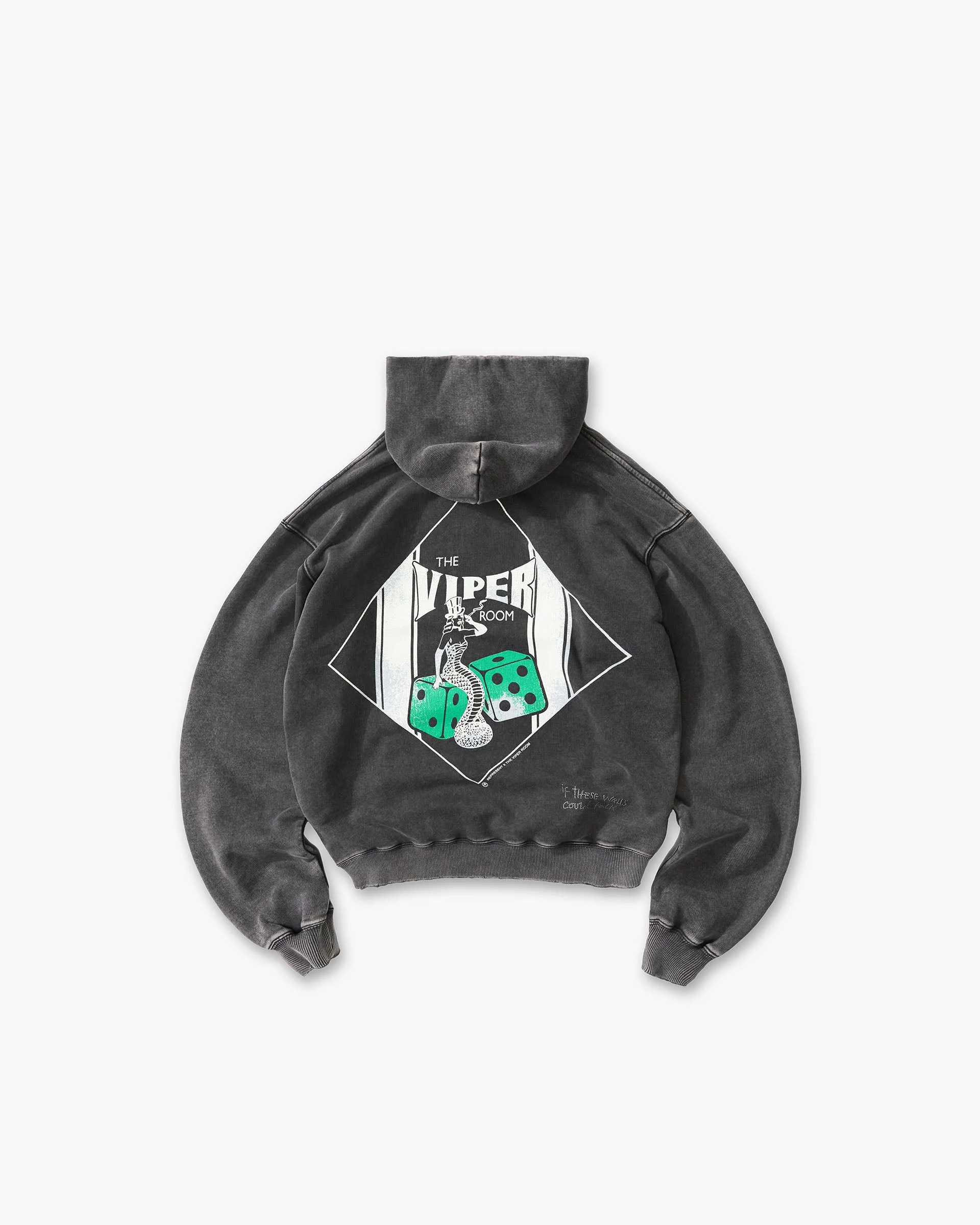 Represent x The Viper Room Dice Hoodie - Vintage Grey - Image 2