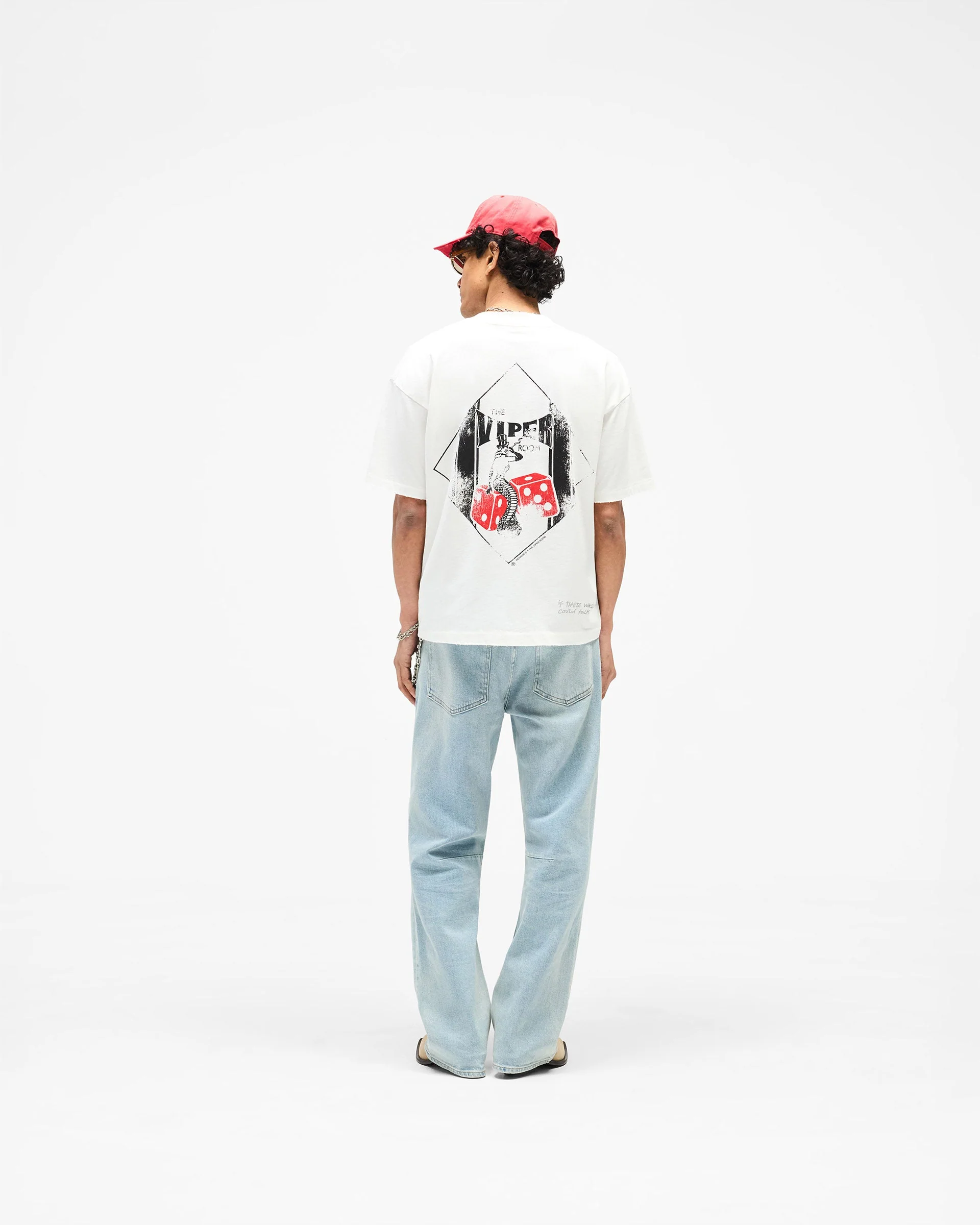 Represent x The Viper Room Dice T-Shirt - Flat White - Image 10