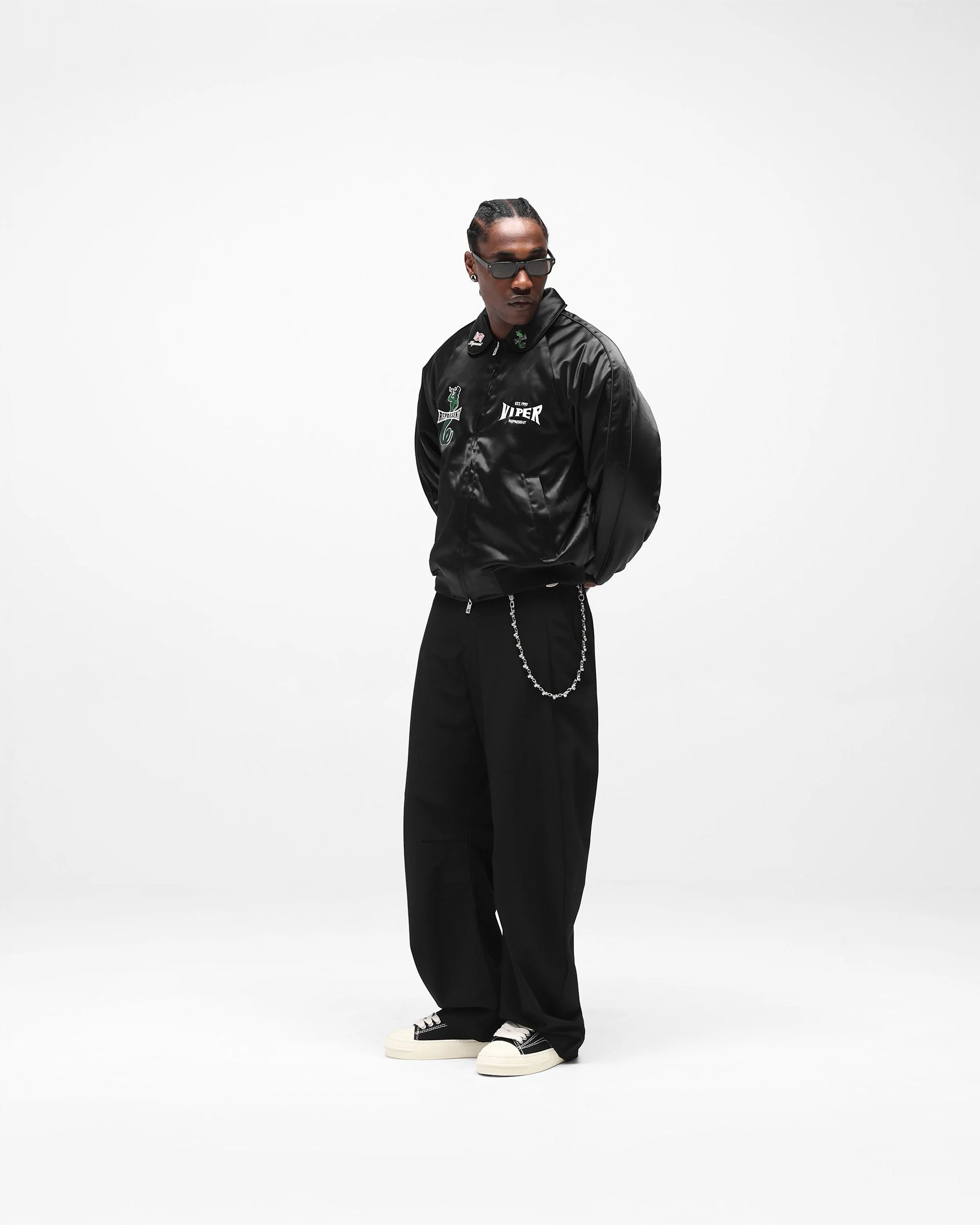 Represent x Viper Souvenir Jacket - Jet Black - Image 10