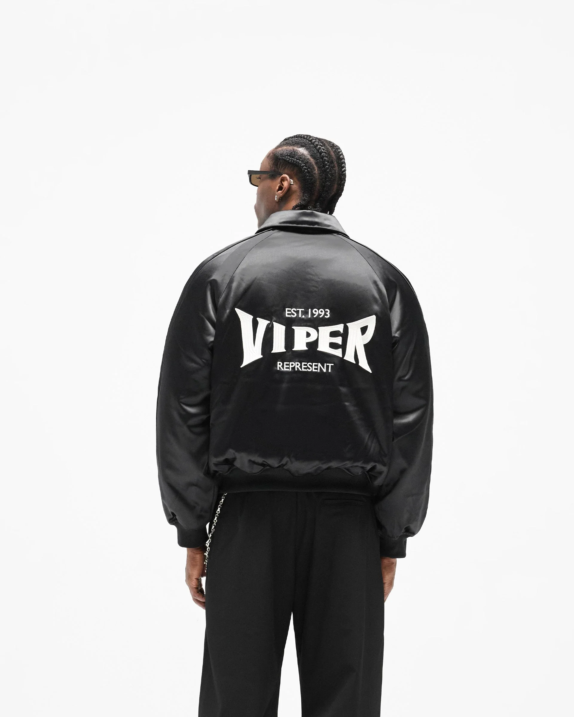 Represent x Viper Souvenir Jacket - Jet Black - Image 7