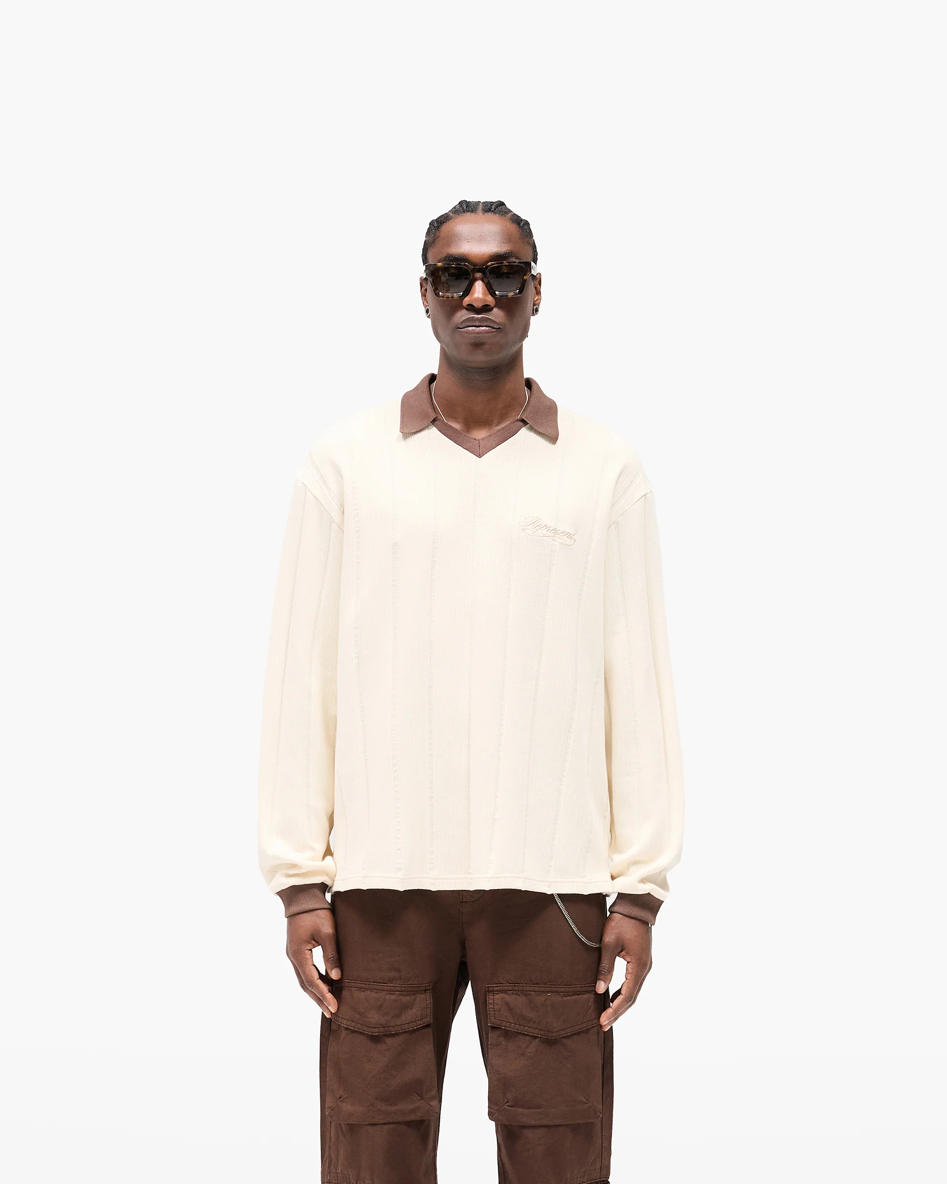 Retro Football Long Sleeve T-Shirt - Shell - Image 3