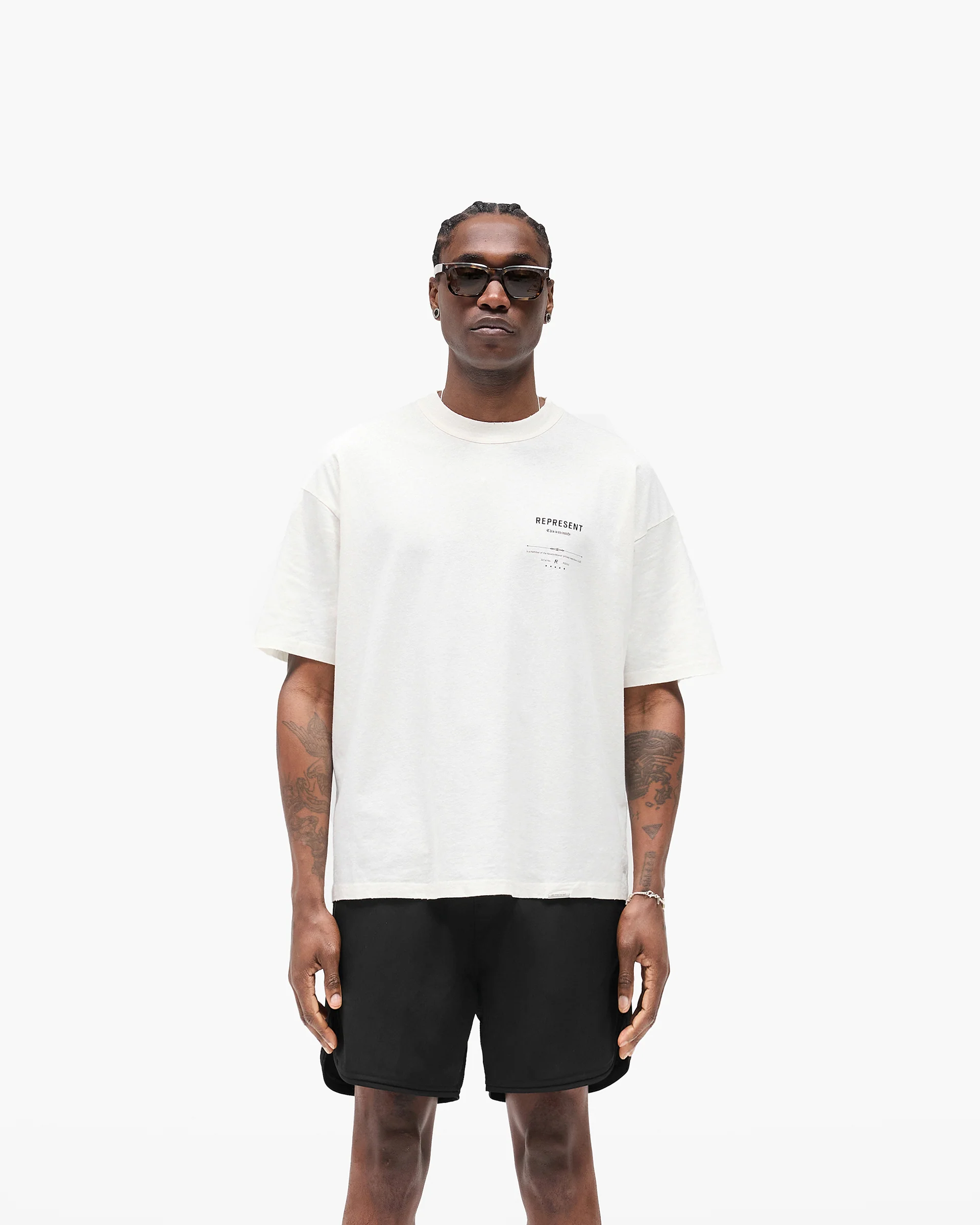 Revere Manor T-Shirt - Aged White - Image 3