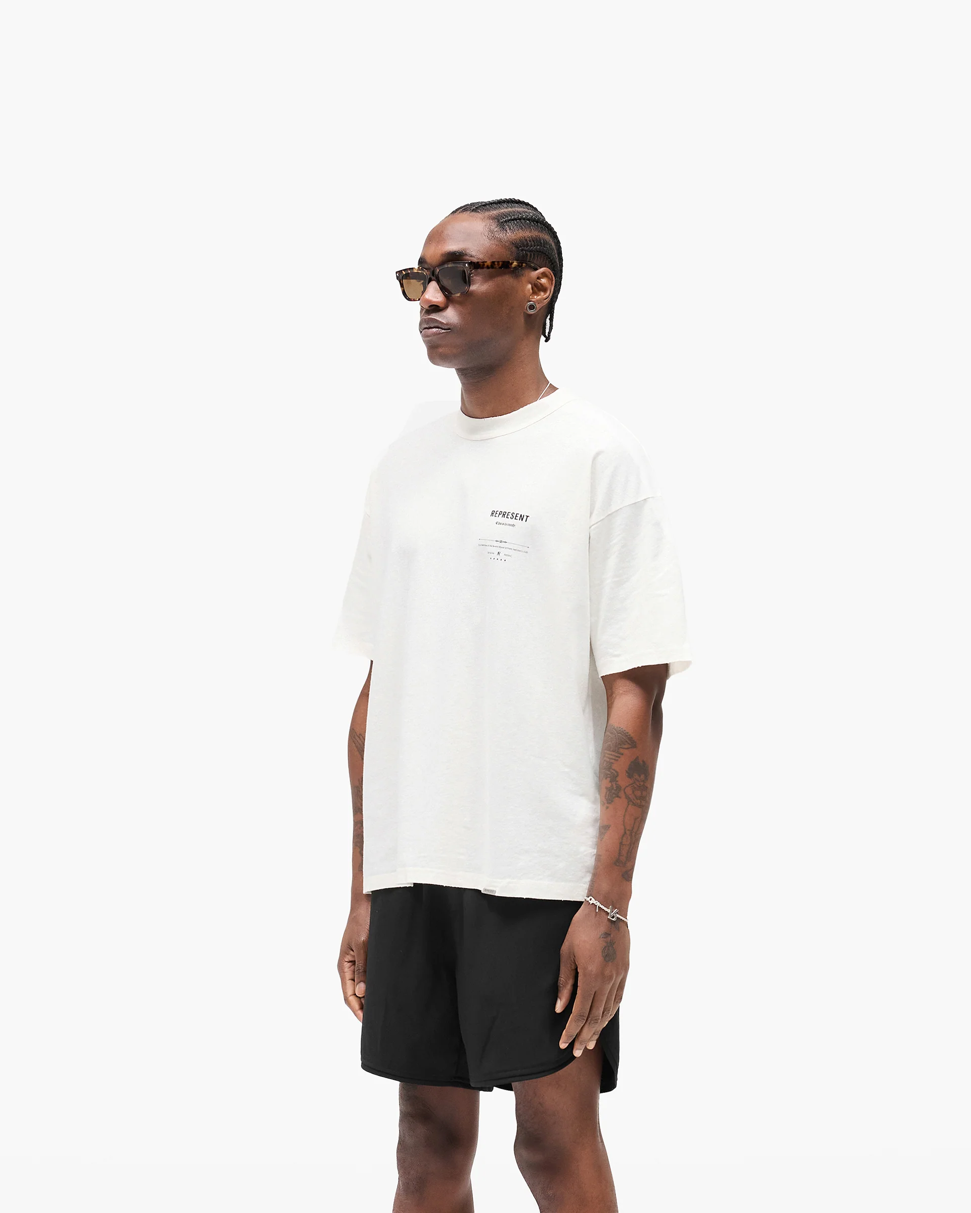 Revere Manor T-Shirt - Aged White - Image 4