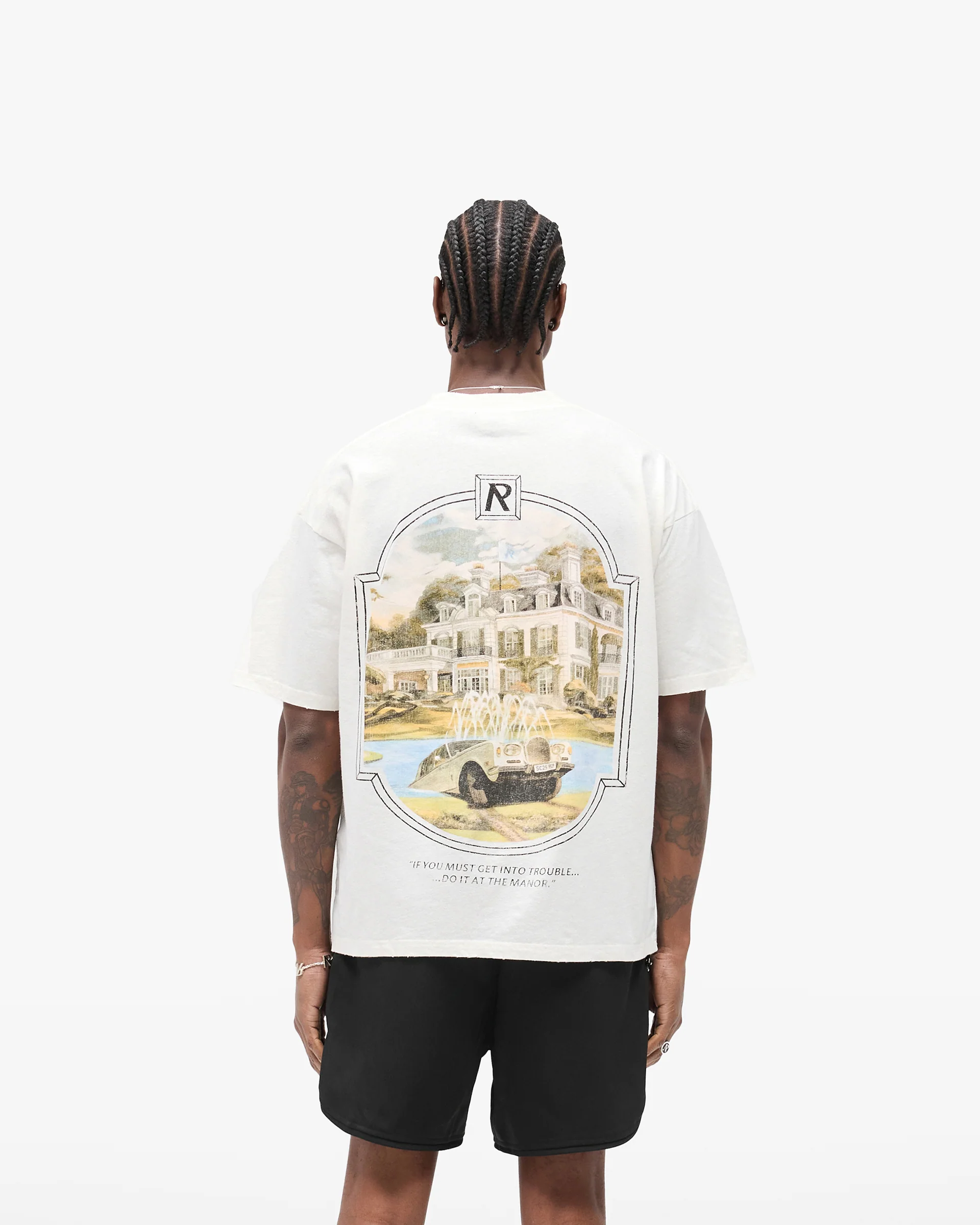 Revere Manor T-Shirt - Aged White - Image 5