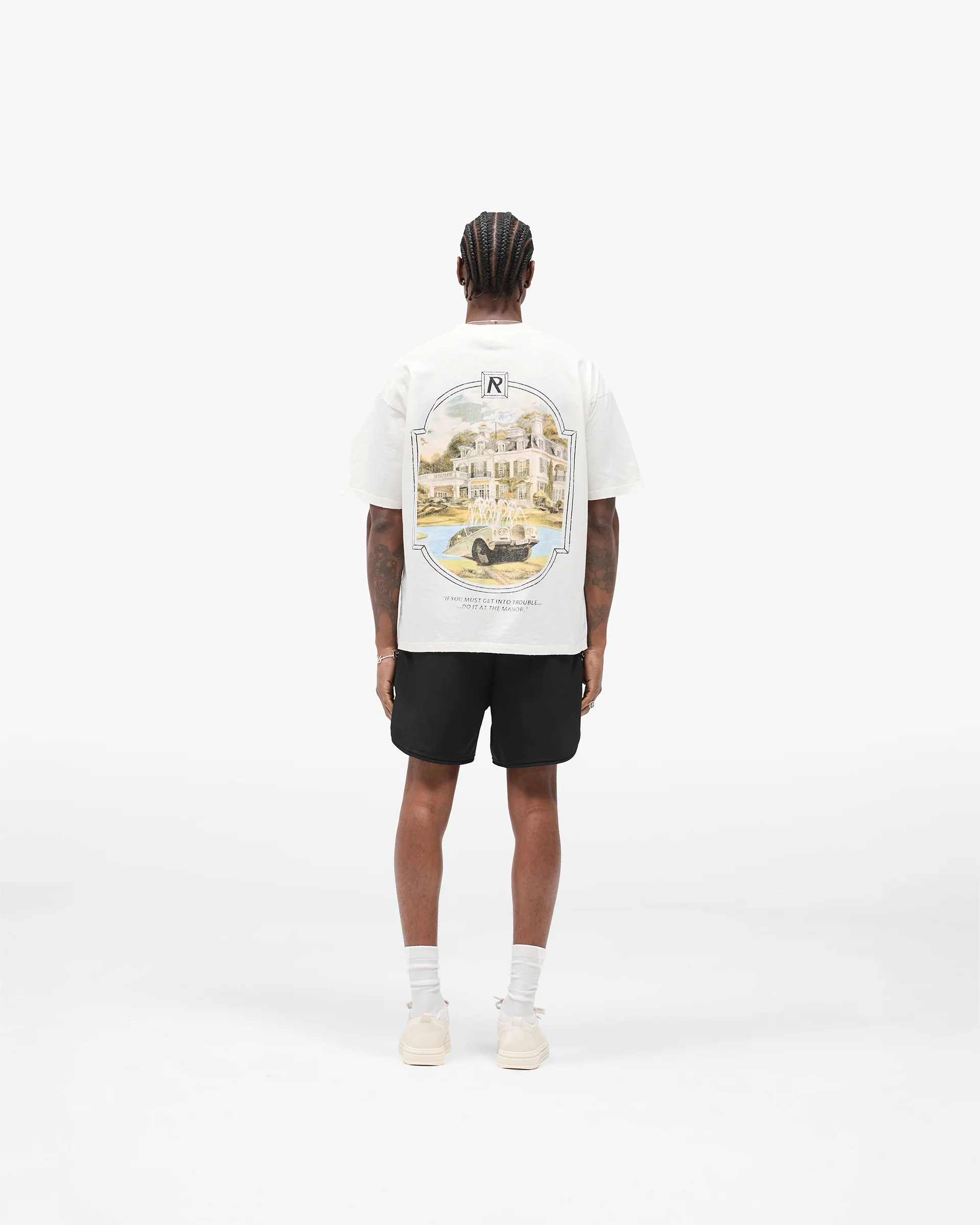 Revere Manor T-Shirt - Aged White - Image 8