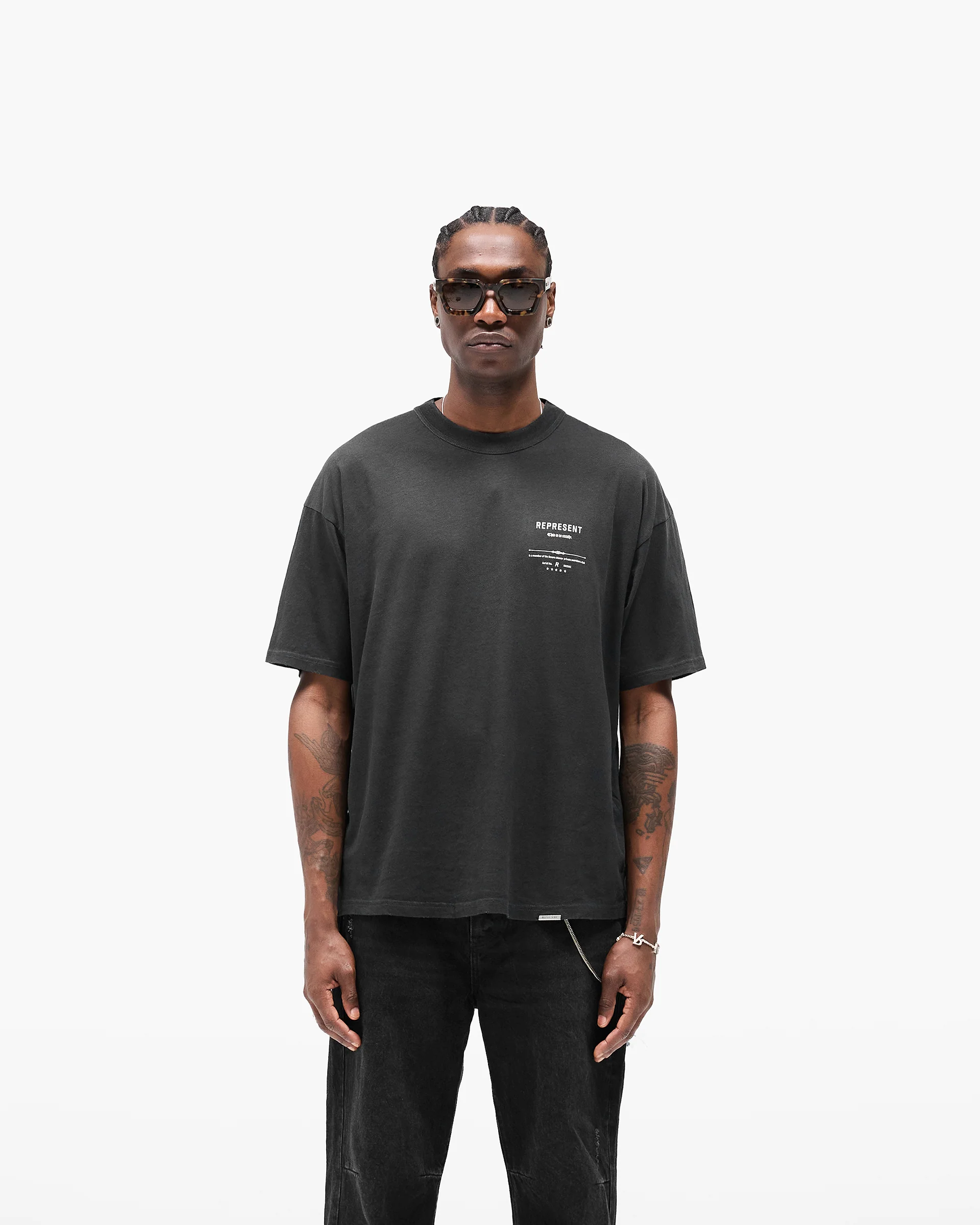 Revere Manor T-Shirt - Stained Black - Image 3