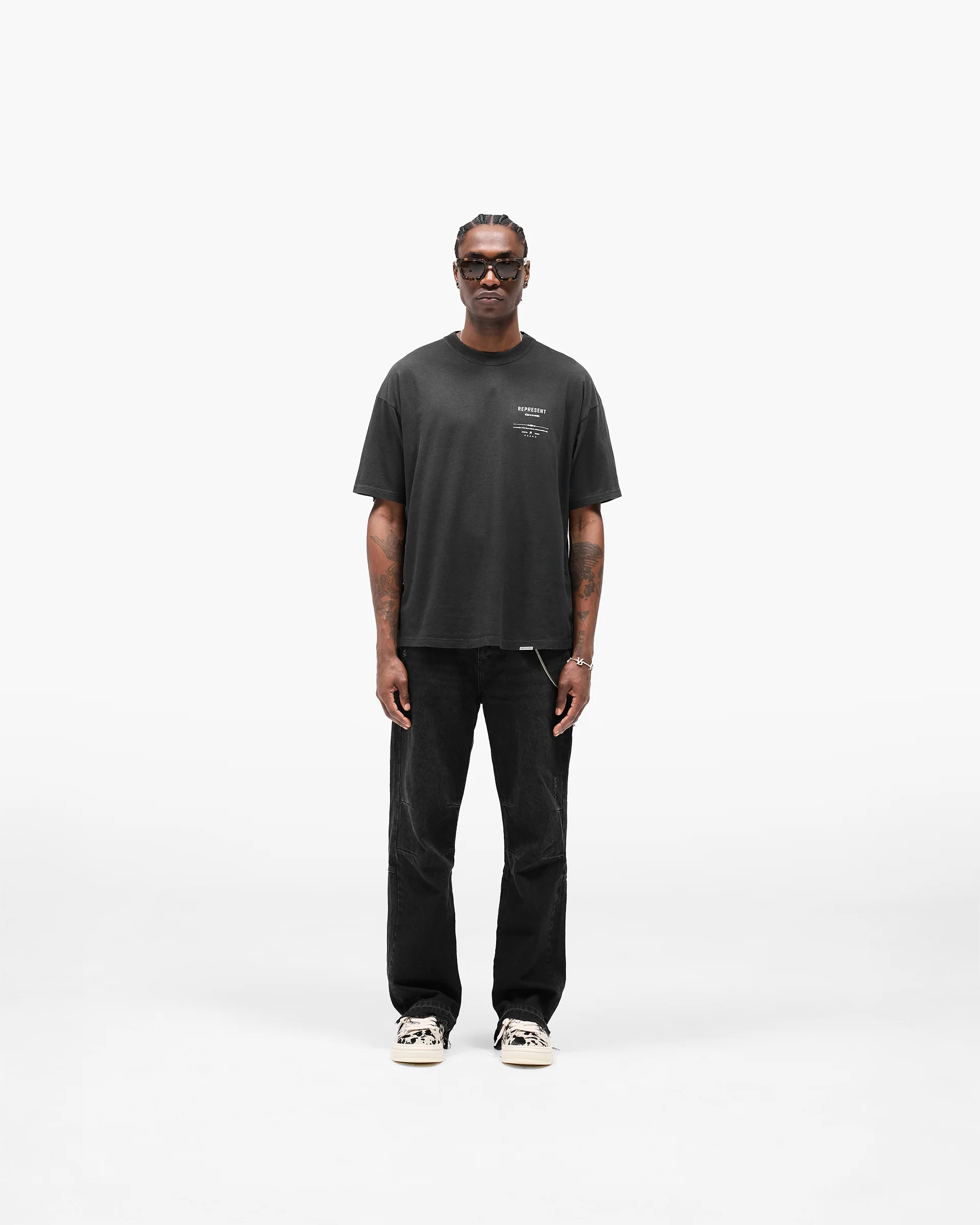 Revere Manor T-Shirt - Stained Black - Image 6