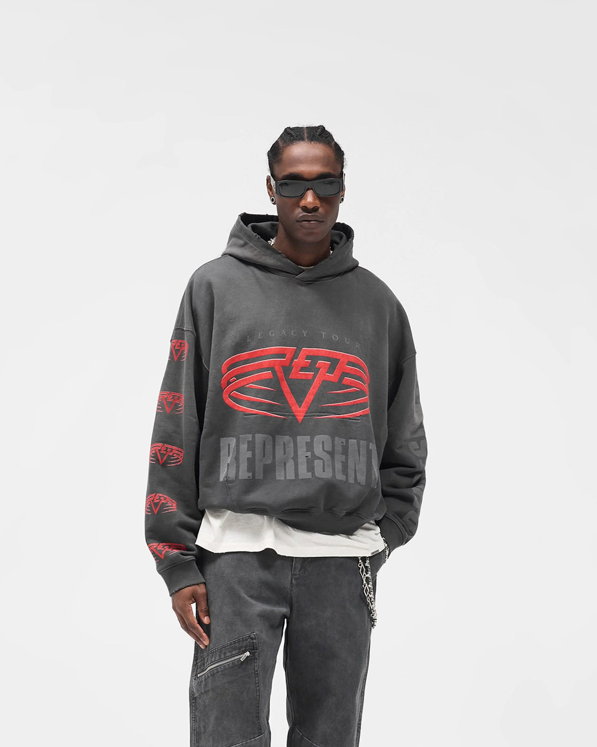 Reversible Living Legacy Tour Hoodie - Sun Fade Grey - Image 7