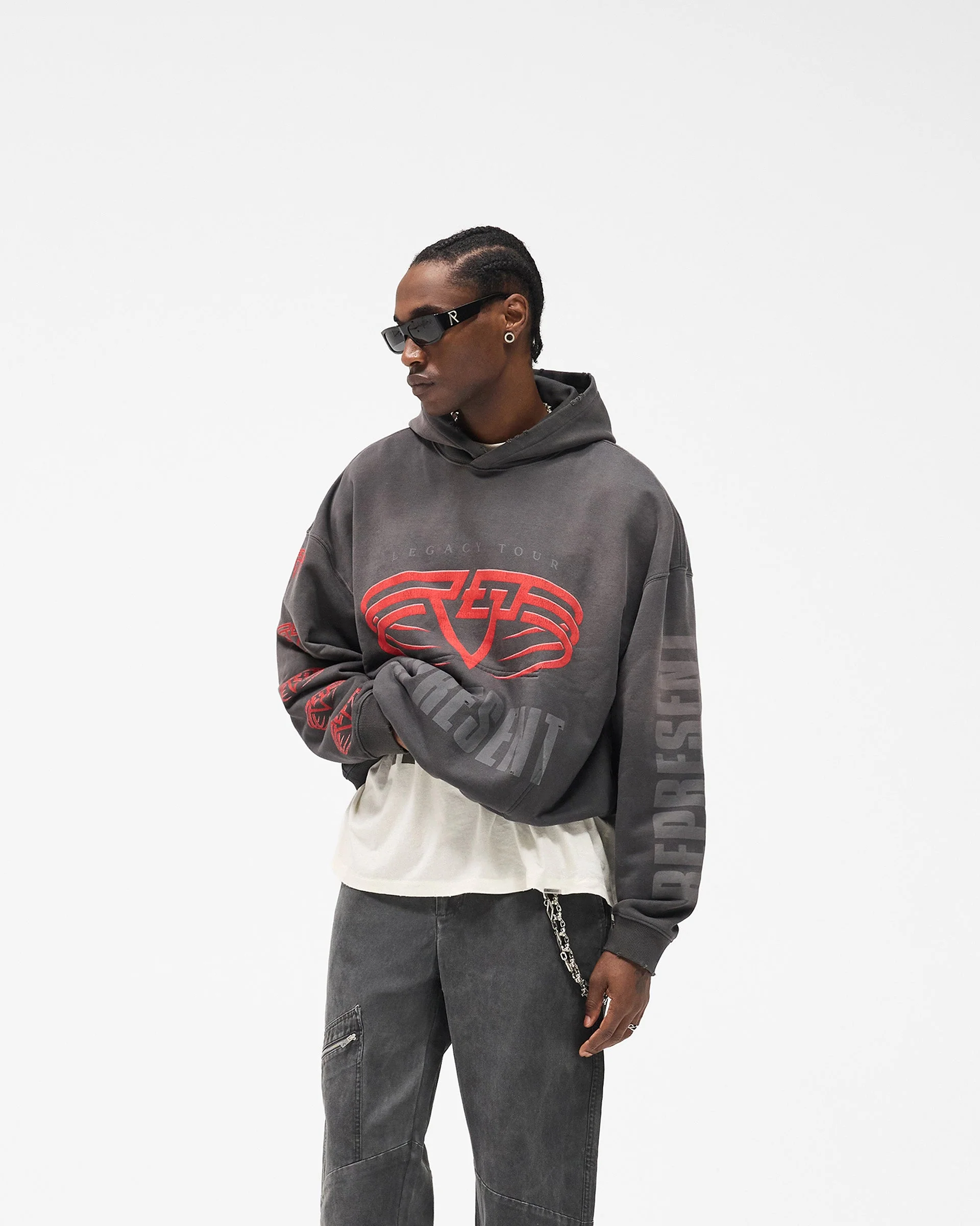 Reversible Living Legacy Tour Hoodie - Sun Fade Grey - Image 8