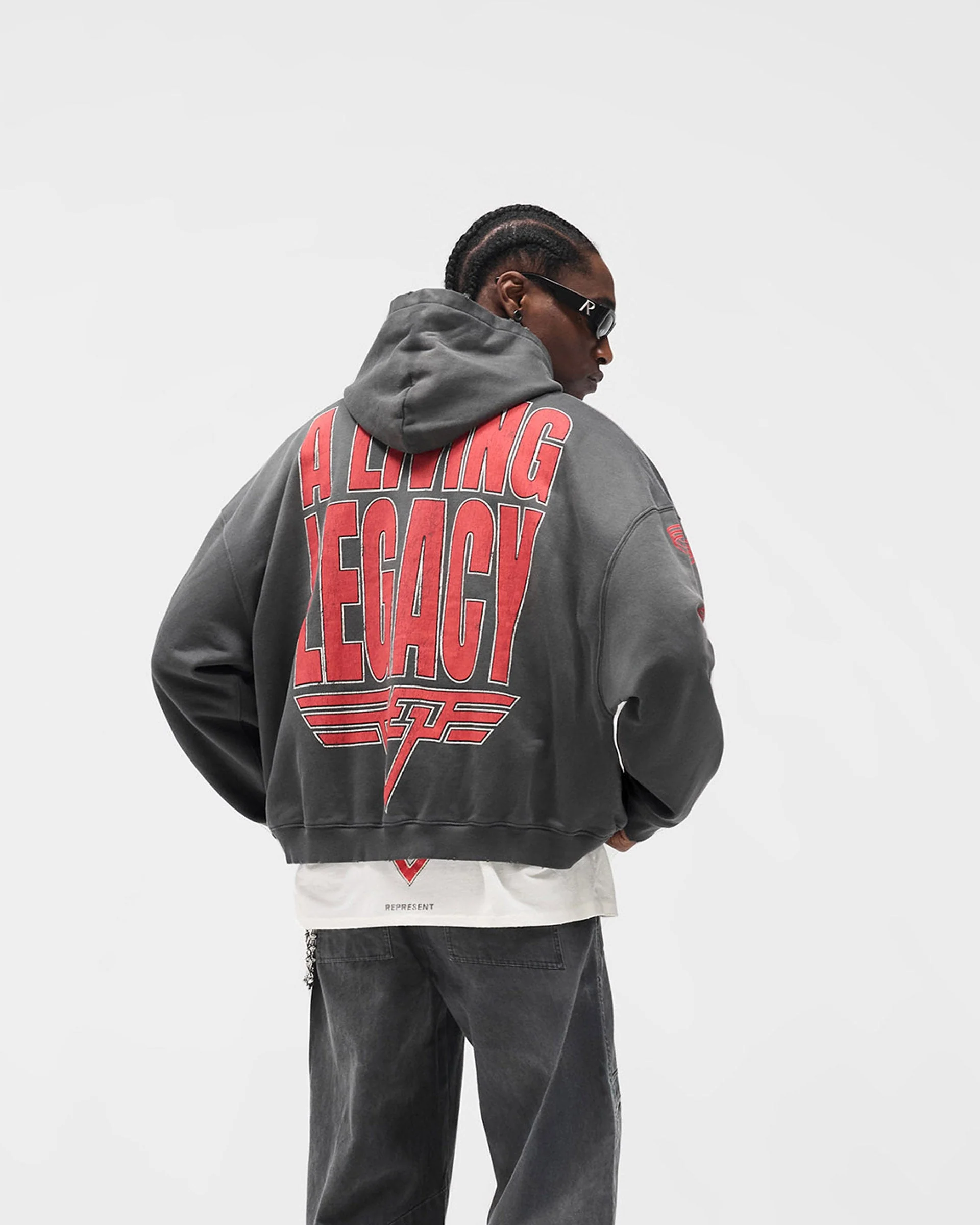 Reversible Living Legacy Tour Hoodie - Sun Fade Grey - Image 9