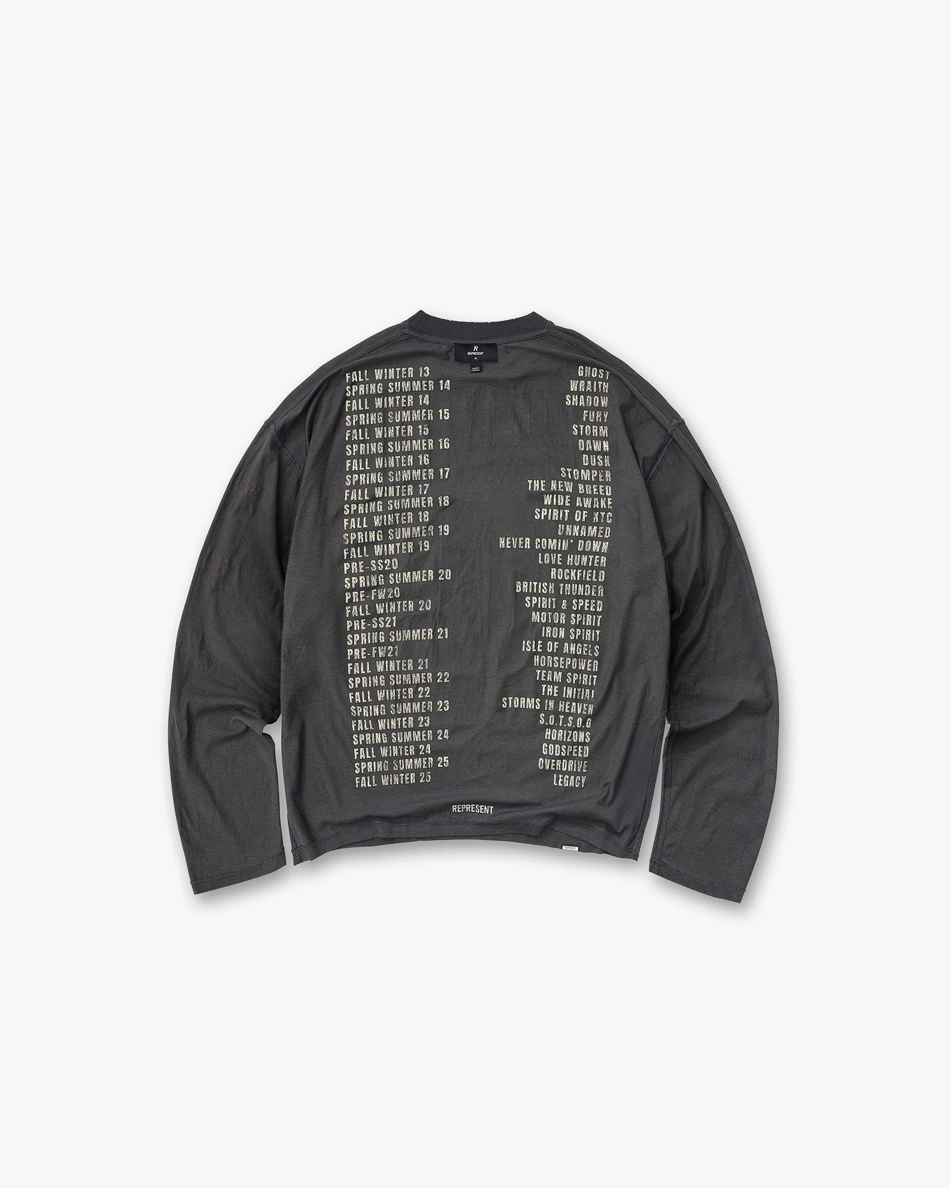 Reversible Living Legacy Tour Long Sleeve T-Shirt - Sun Fade Grey - Image 2