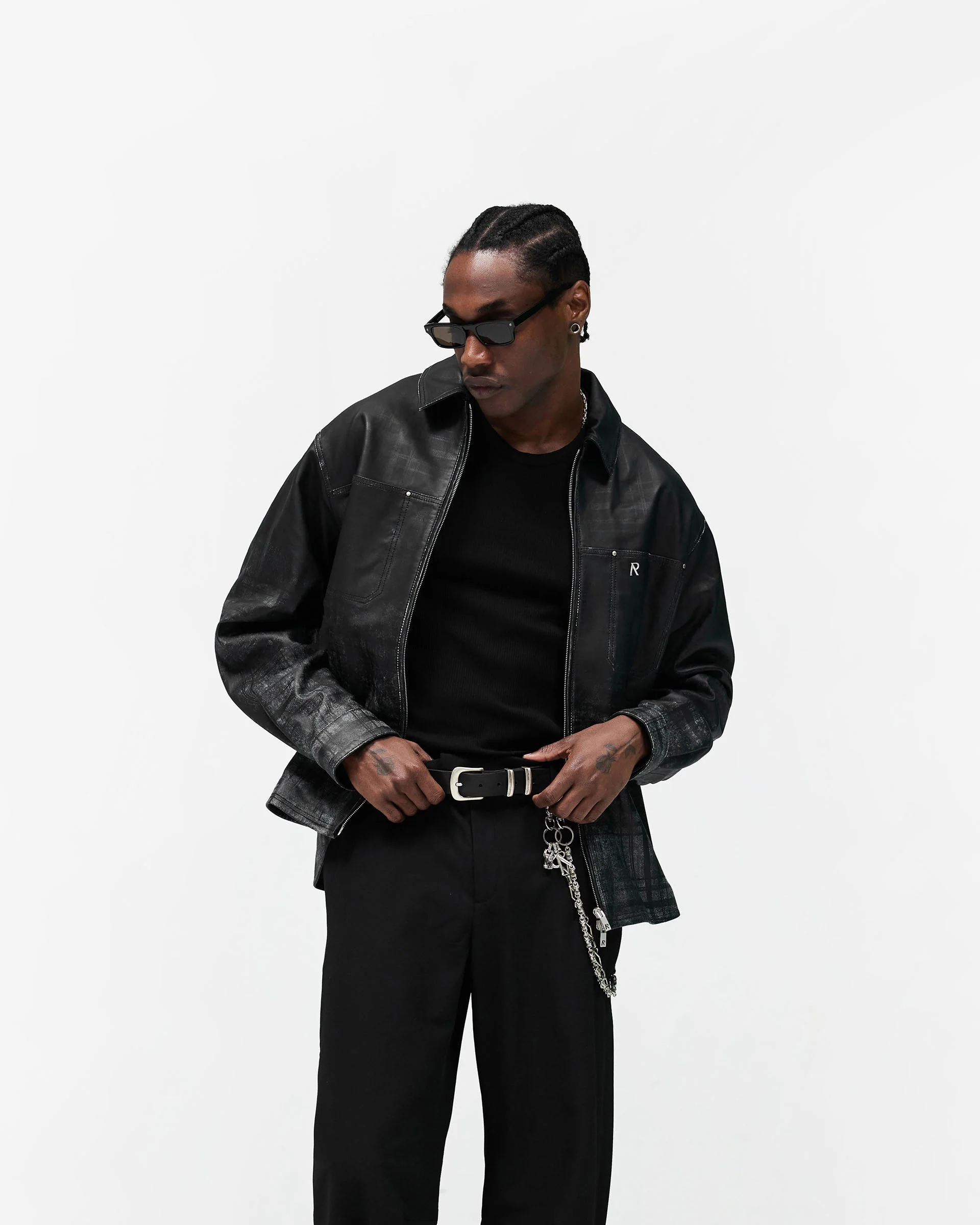 Rodeo Leather Jacket - Jet Black - Image 2