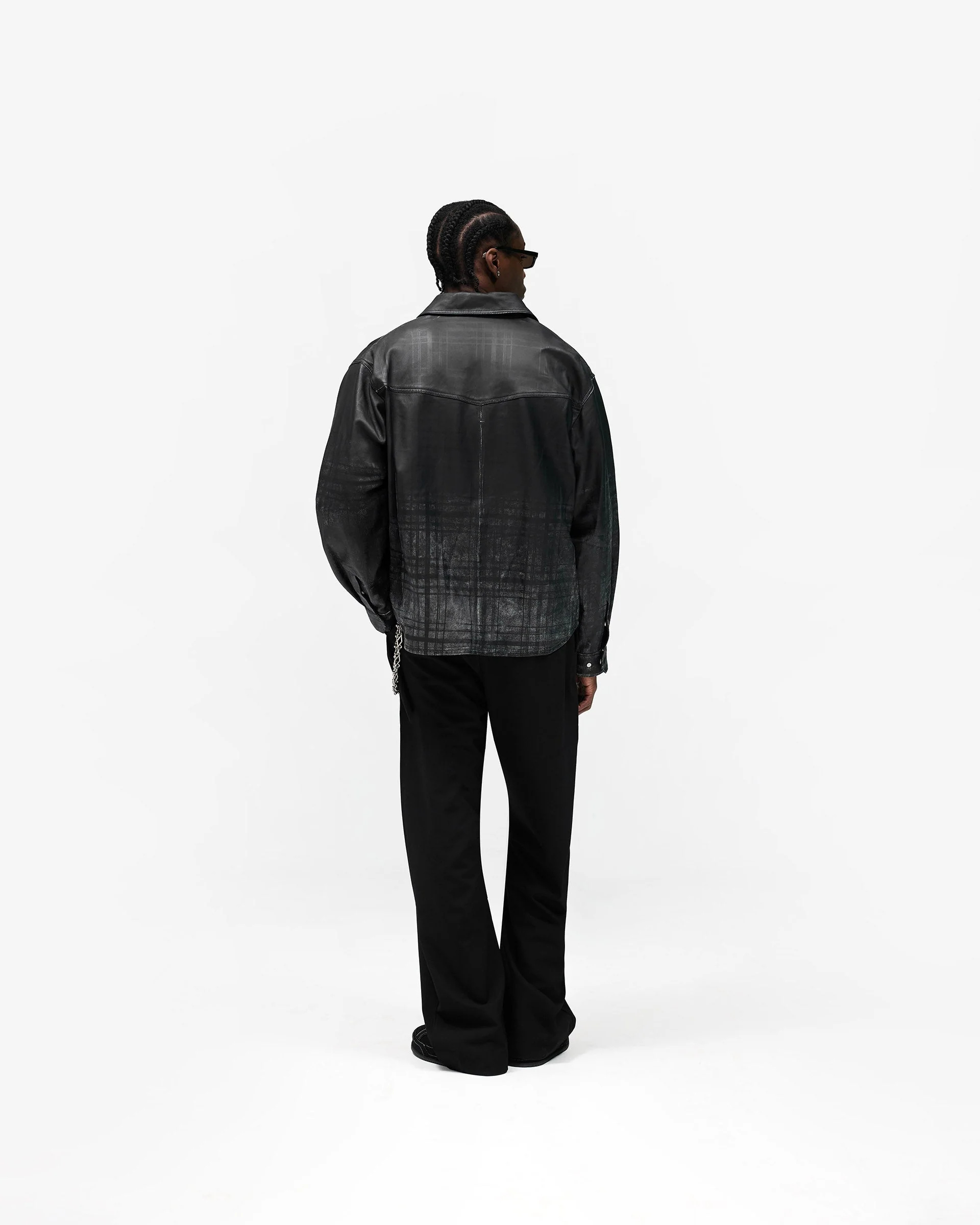Rodeo Leather Jacket - Jet Black - Image 9