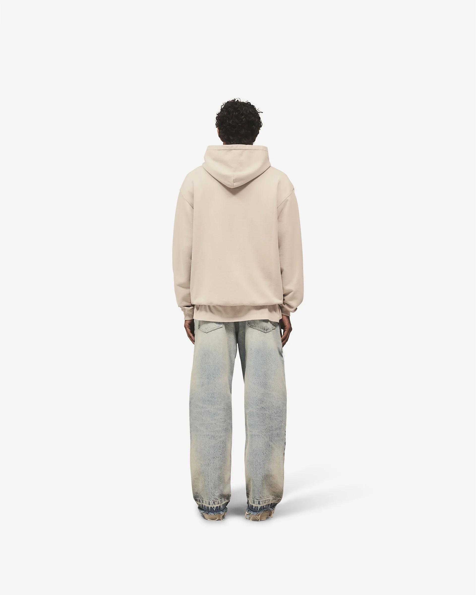 Script Logo Hoodie - Concrete - Image 10