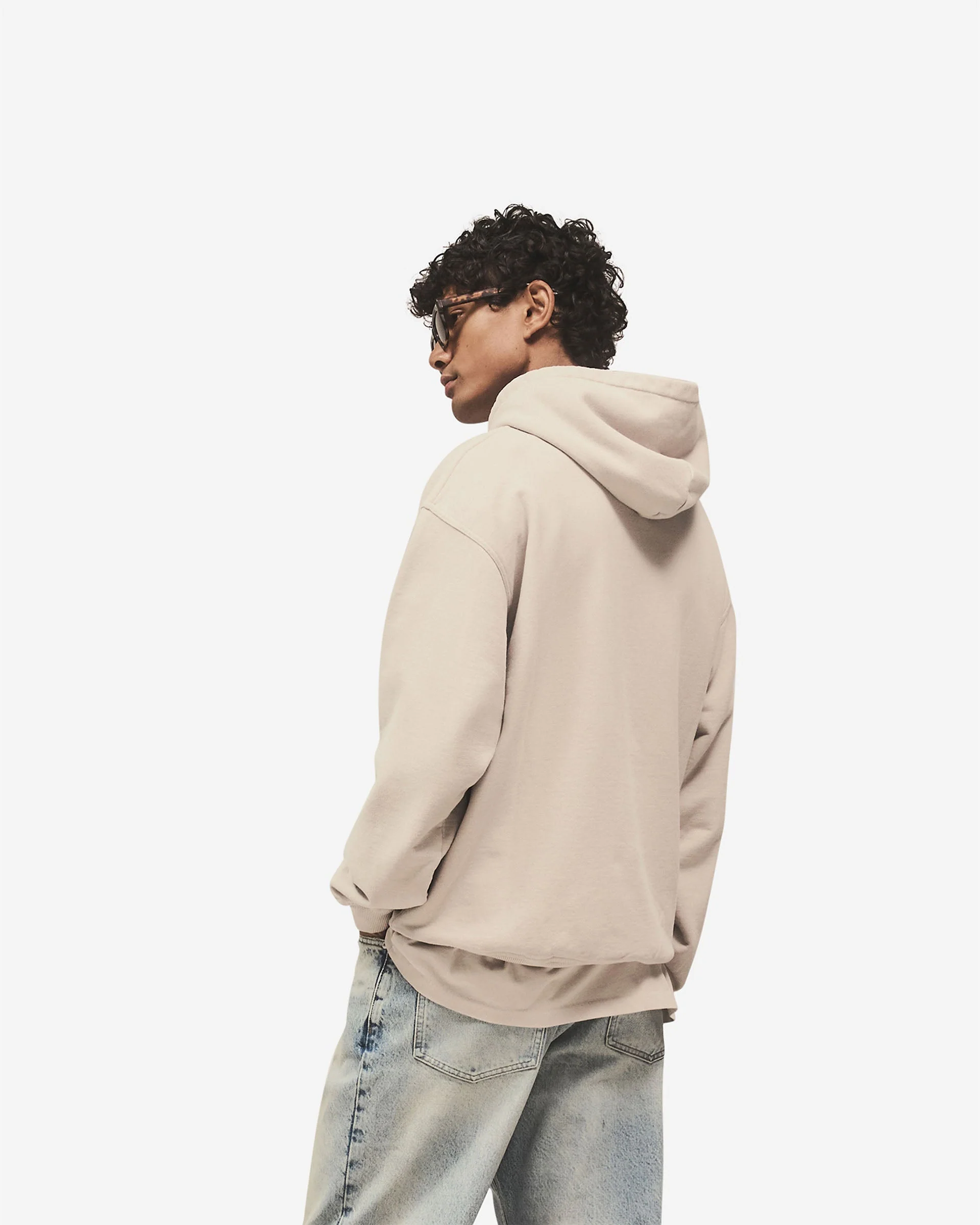 Script Logo Hoodie - Concrete - Image 5