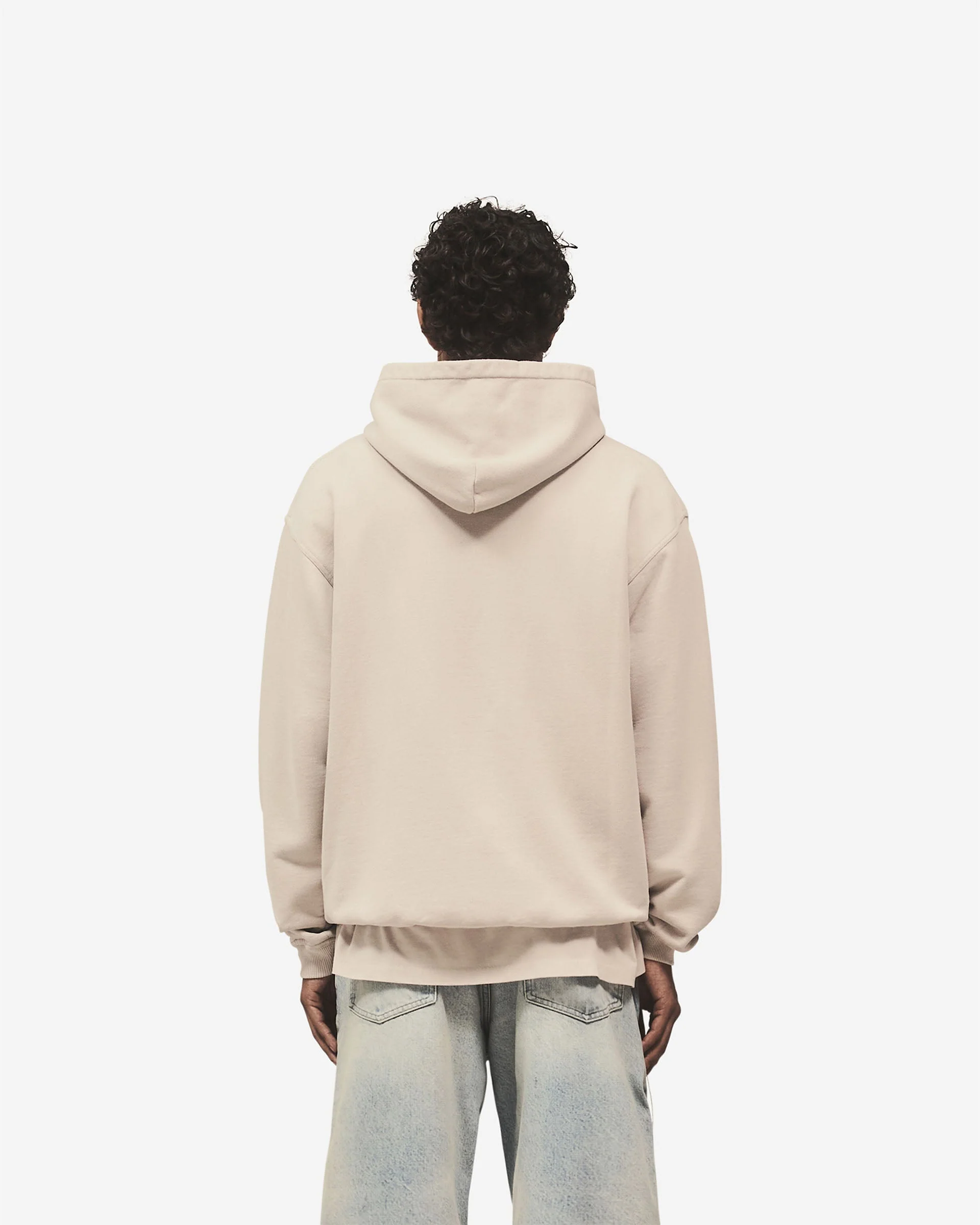 Script Logo Hoodie - Concrete - Image 6