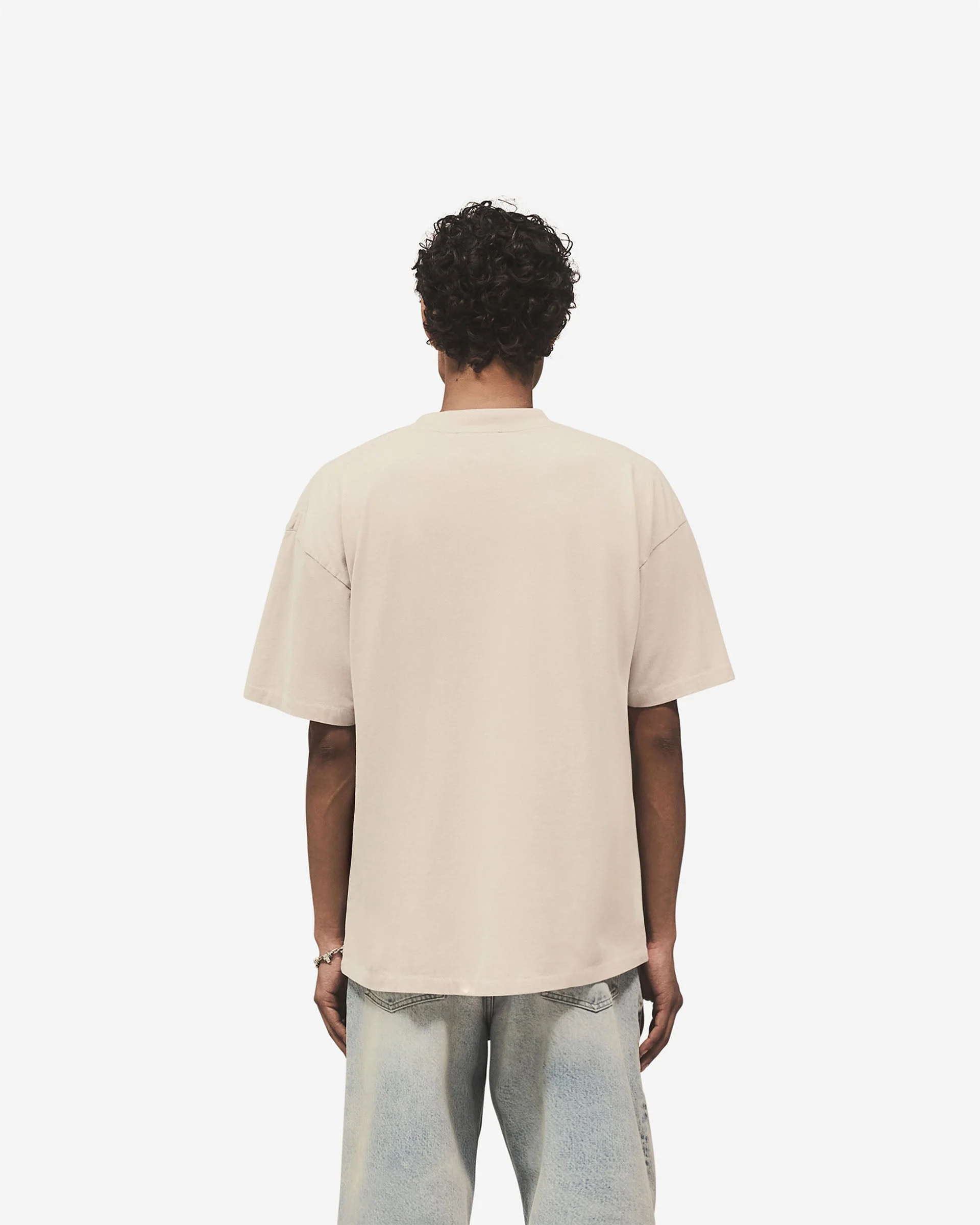 Script Logo T-Shirt - Concrete - Image 4