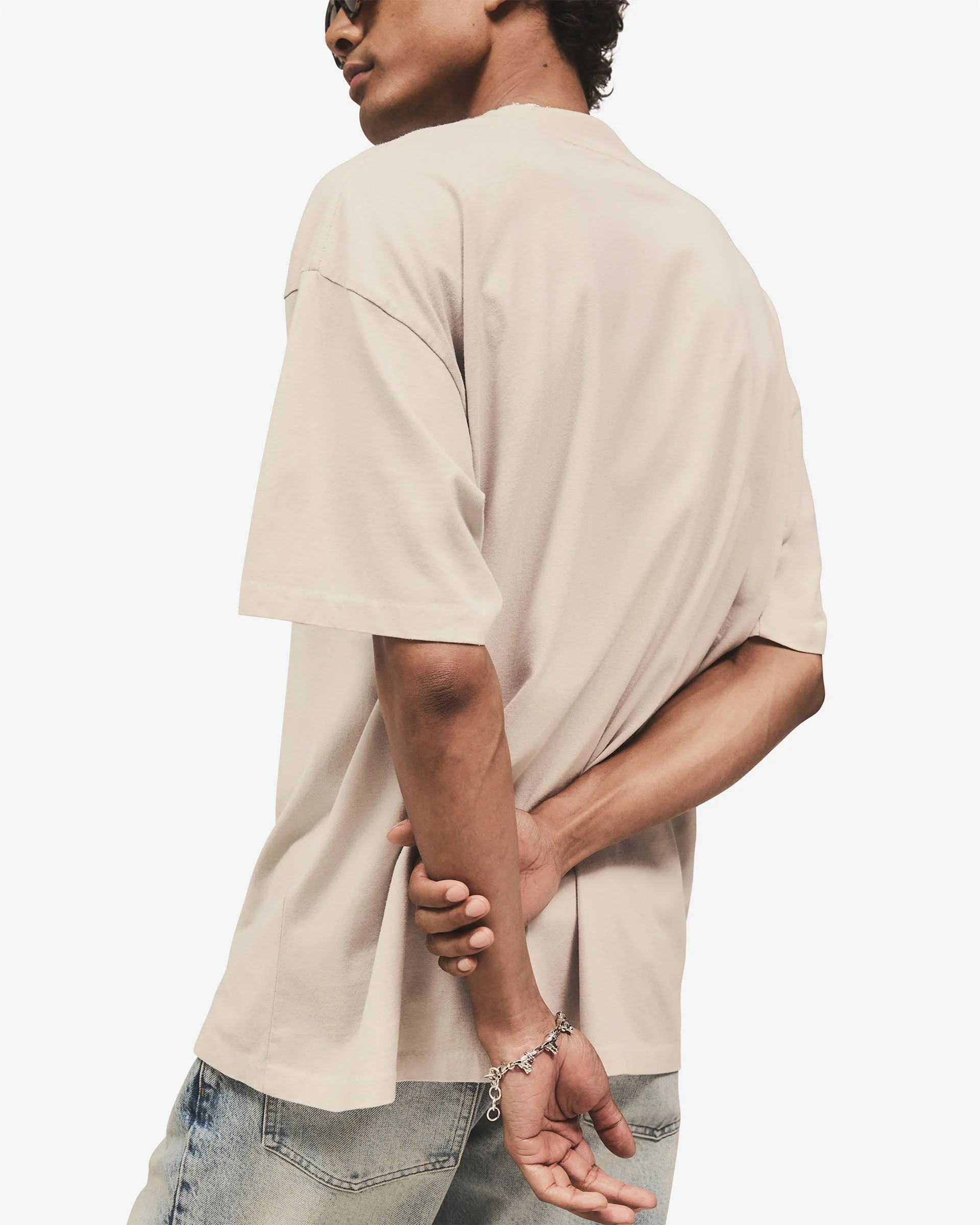Script Logo T-Shirt - Concrete - Image 6
