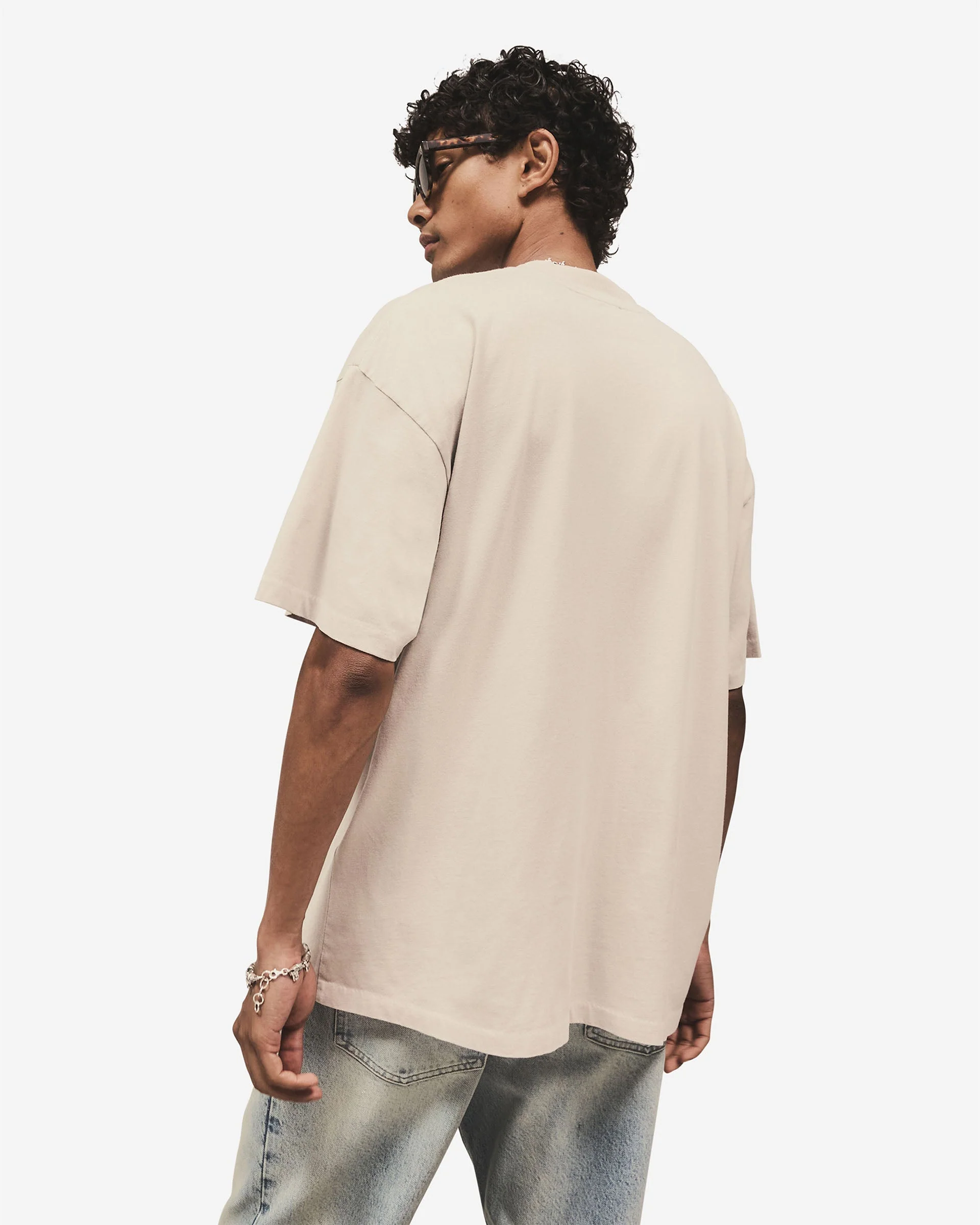 Script Logo T-Shirt - Concrete - Image 7