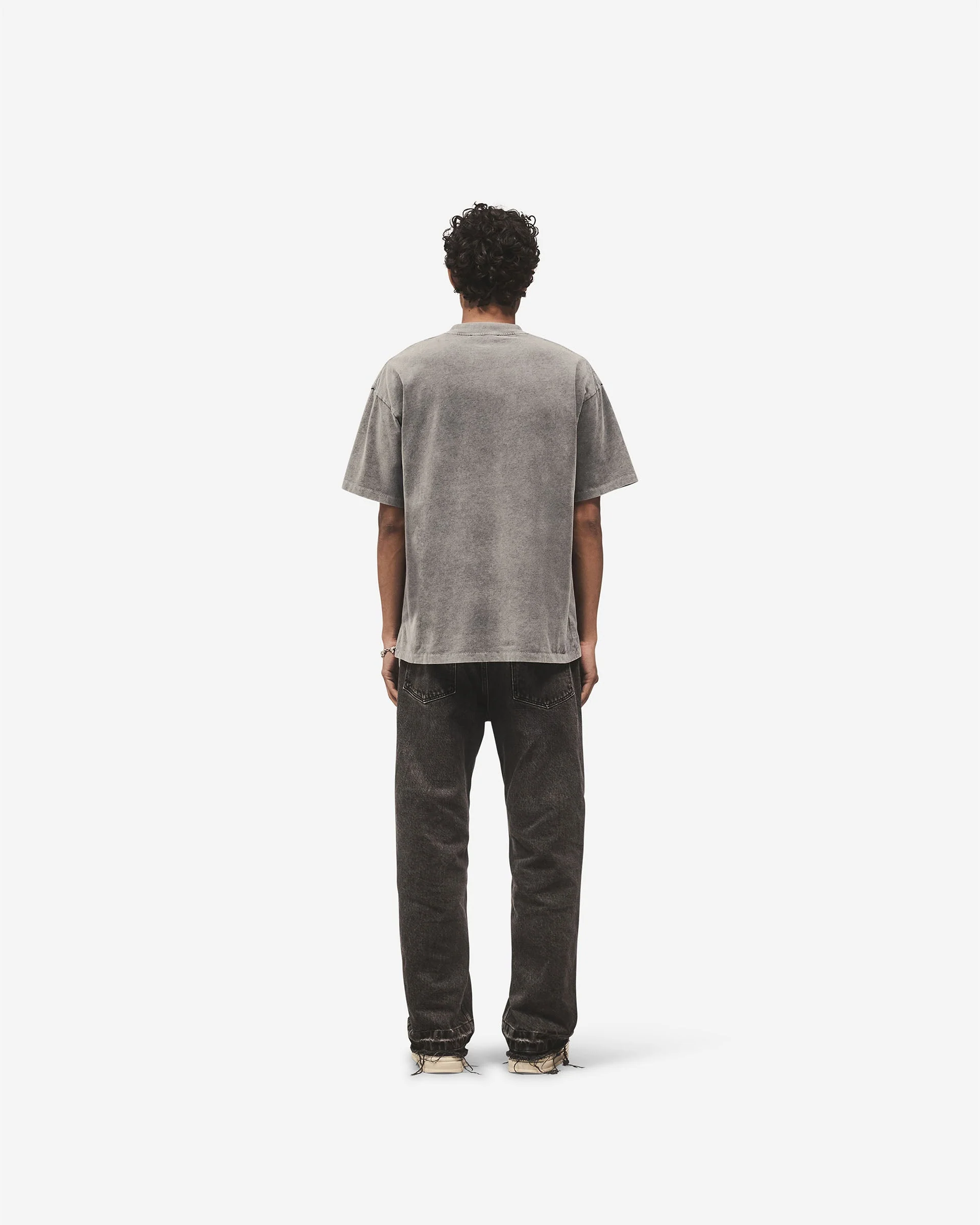 Script Logo T-Shirt - Vintage Grey - Image 13