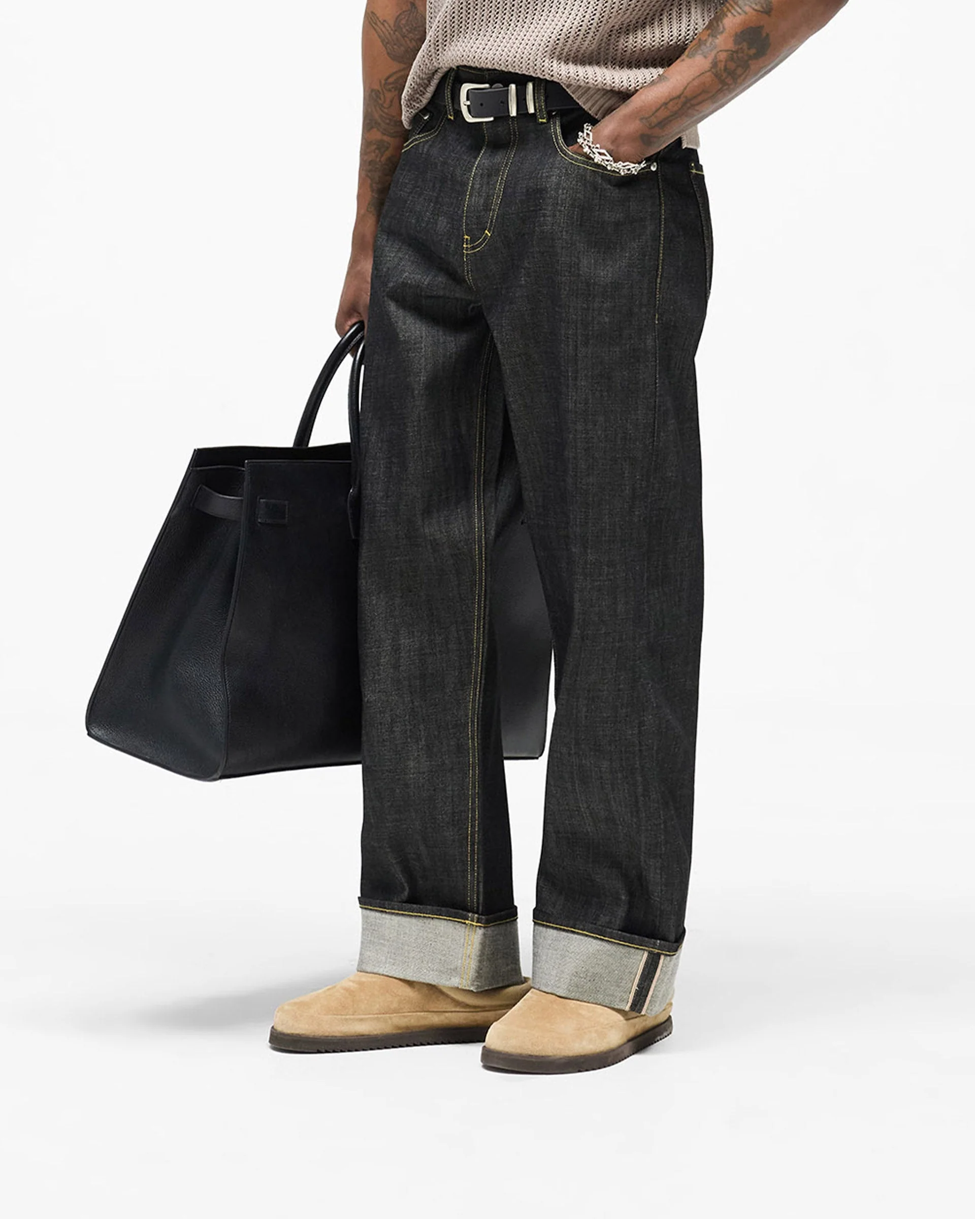 Selvedge Denim - Midnight Black - Image 2