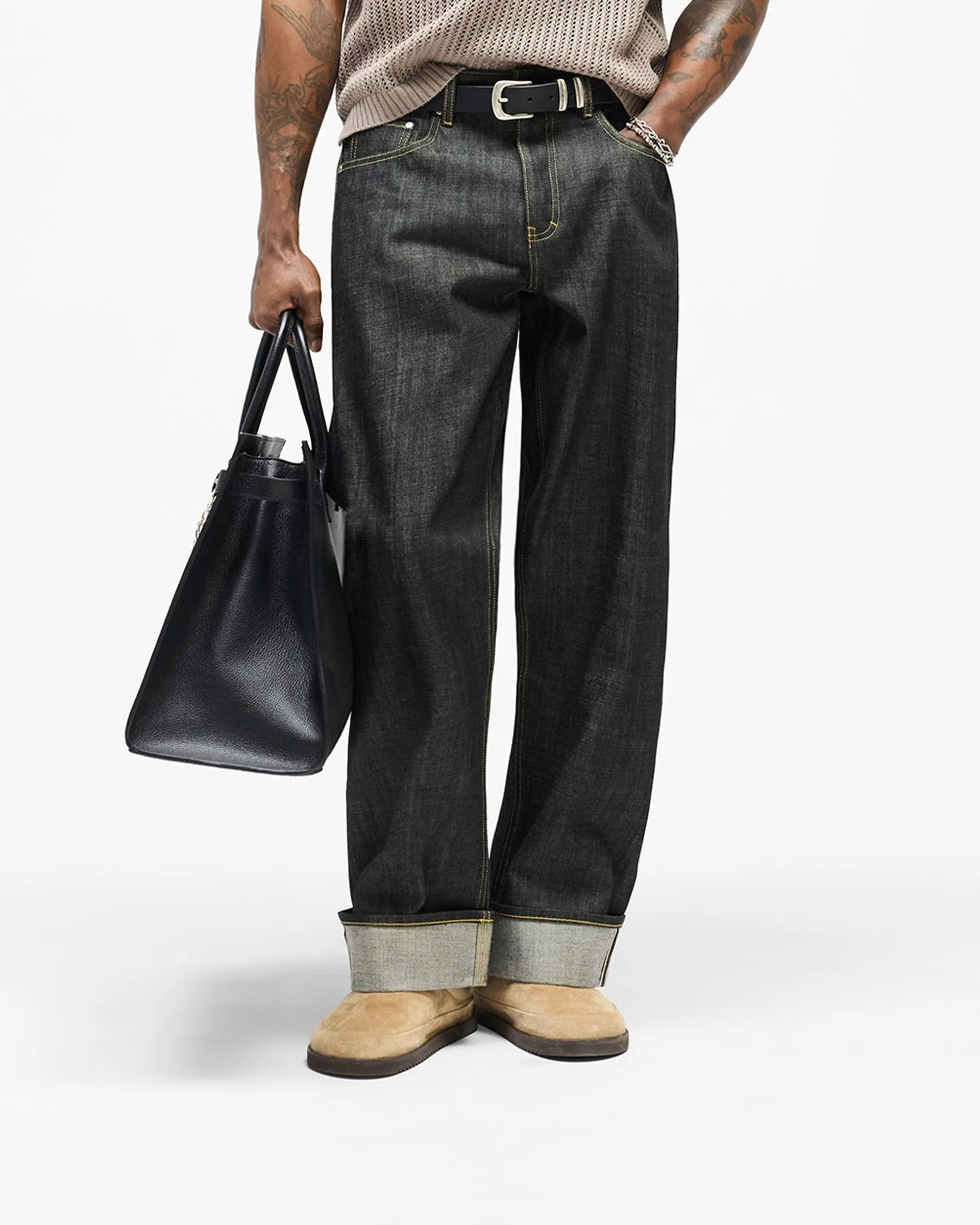 Selvedge Denim - Midnight Black - Image 3