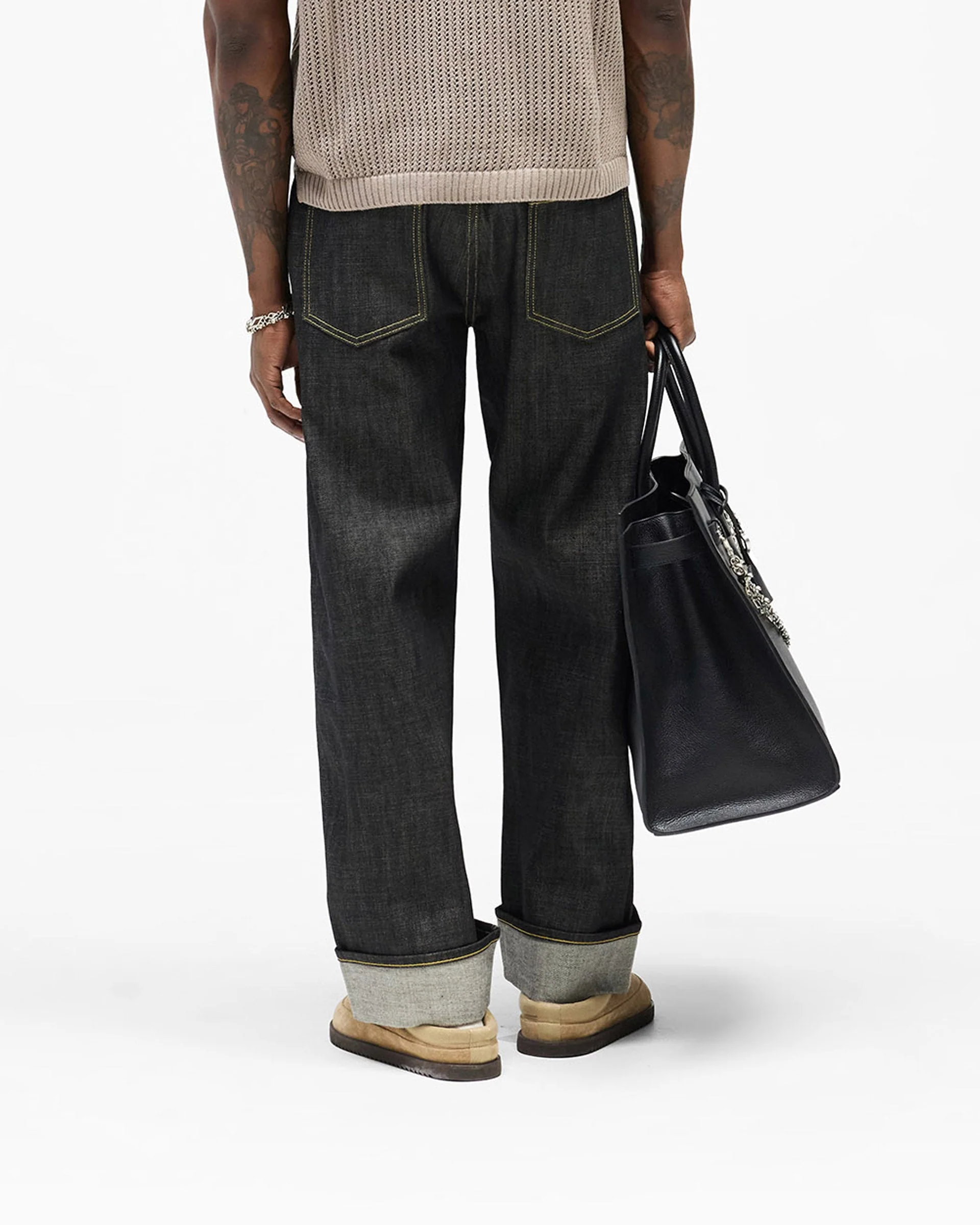 Selvedge Denim - Midnight Black - Image 5