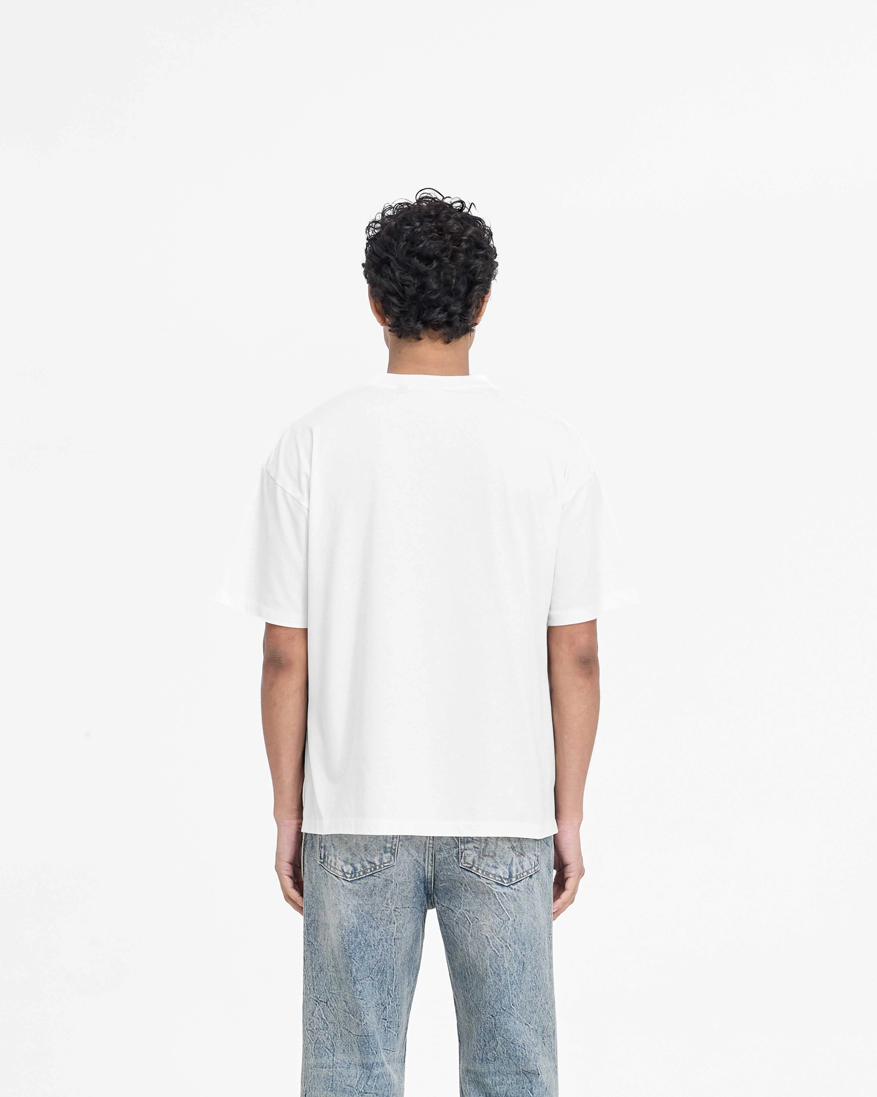 Serif Logo T-Shirt - Flat White - Image 4