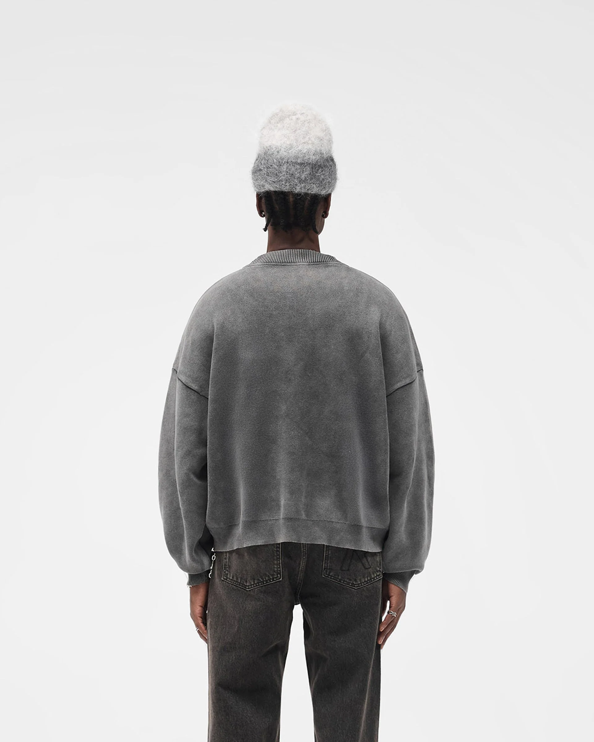 Stamped Sweater - Vintage Grey - Image 5