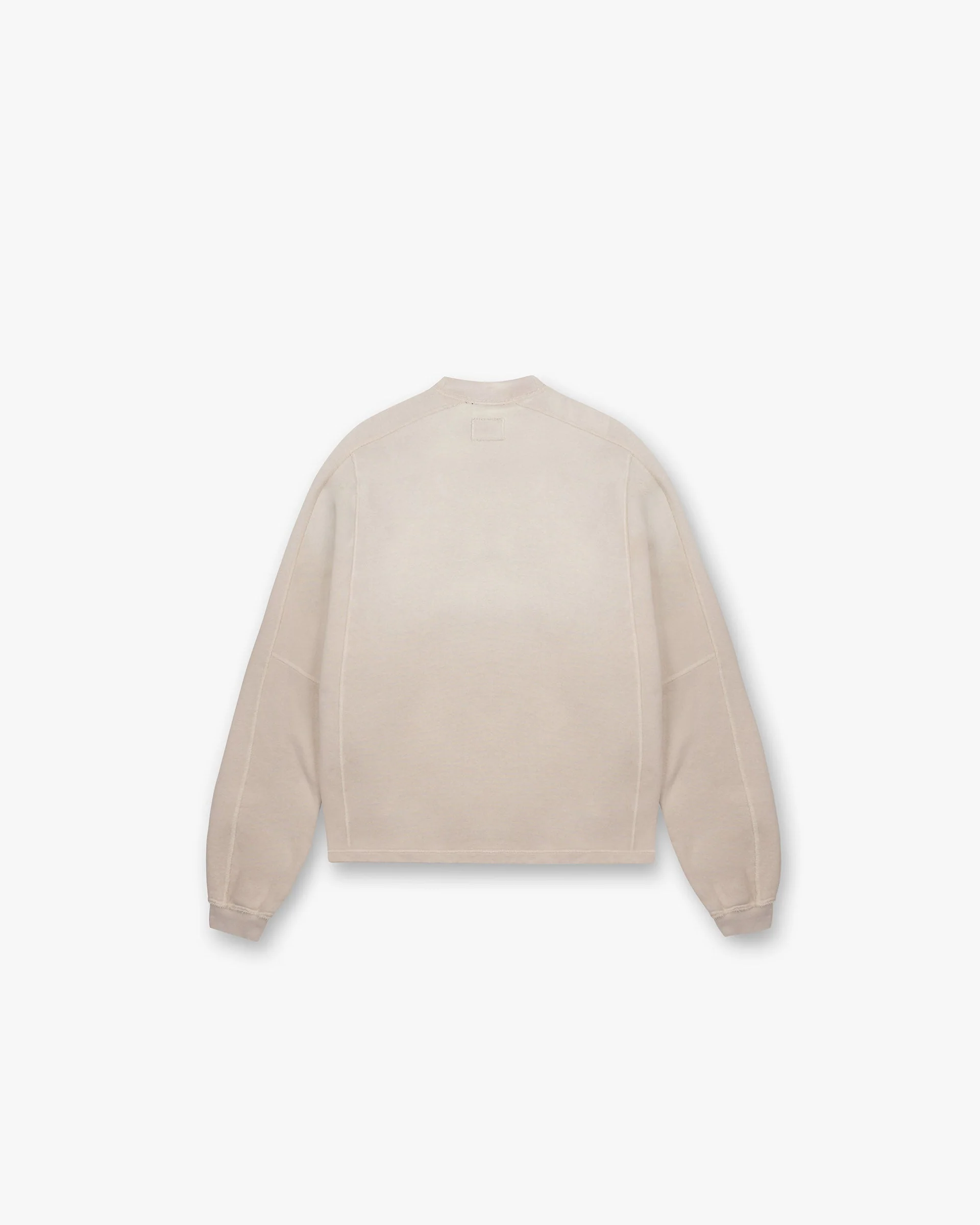 Stepped Hem Sweatshirt - Oat - Image 2