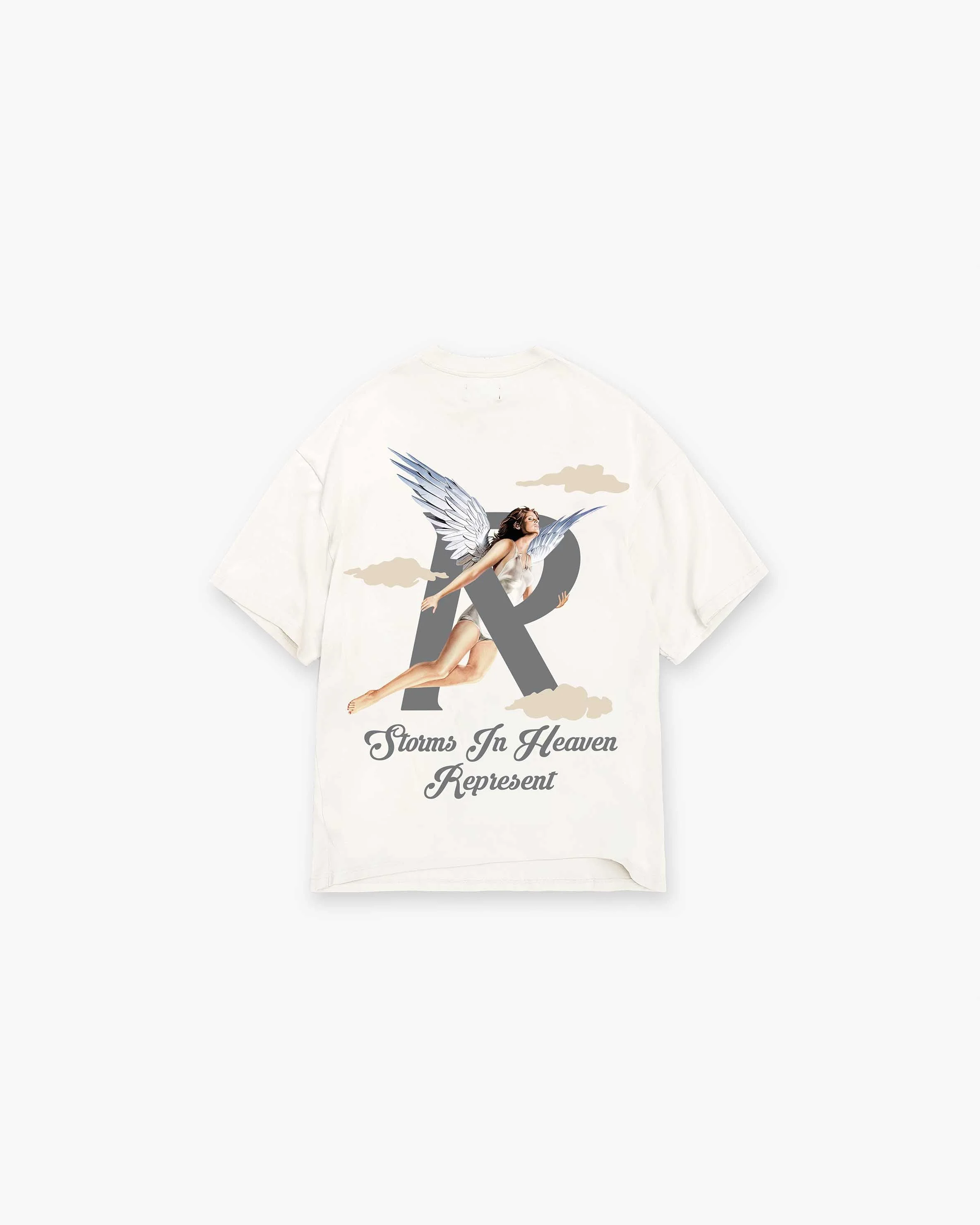 Storms In Heaven T-Shirt - Flat White - Image 2