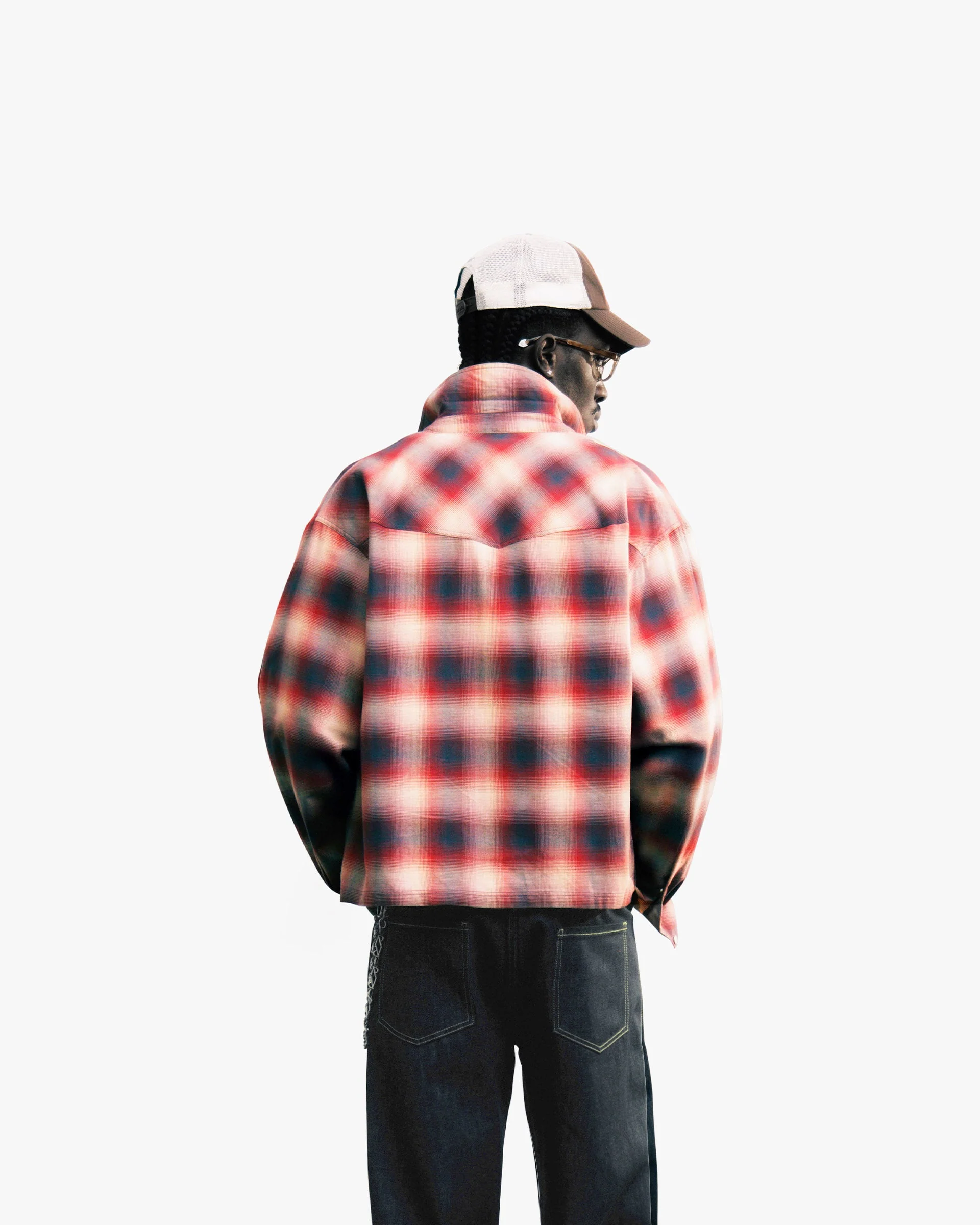 Sunset Flannel - Racing Red - Image 5