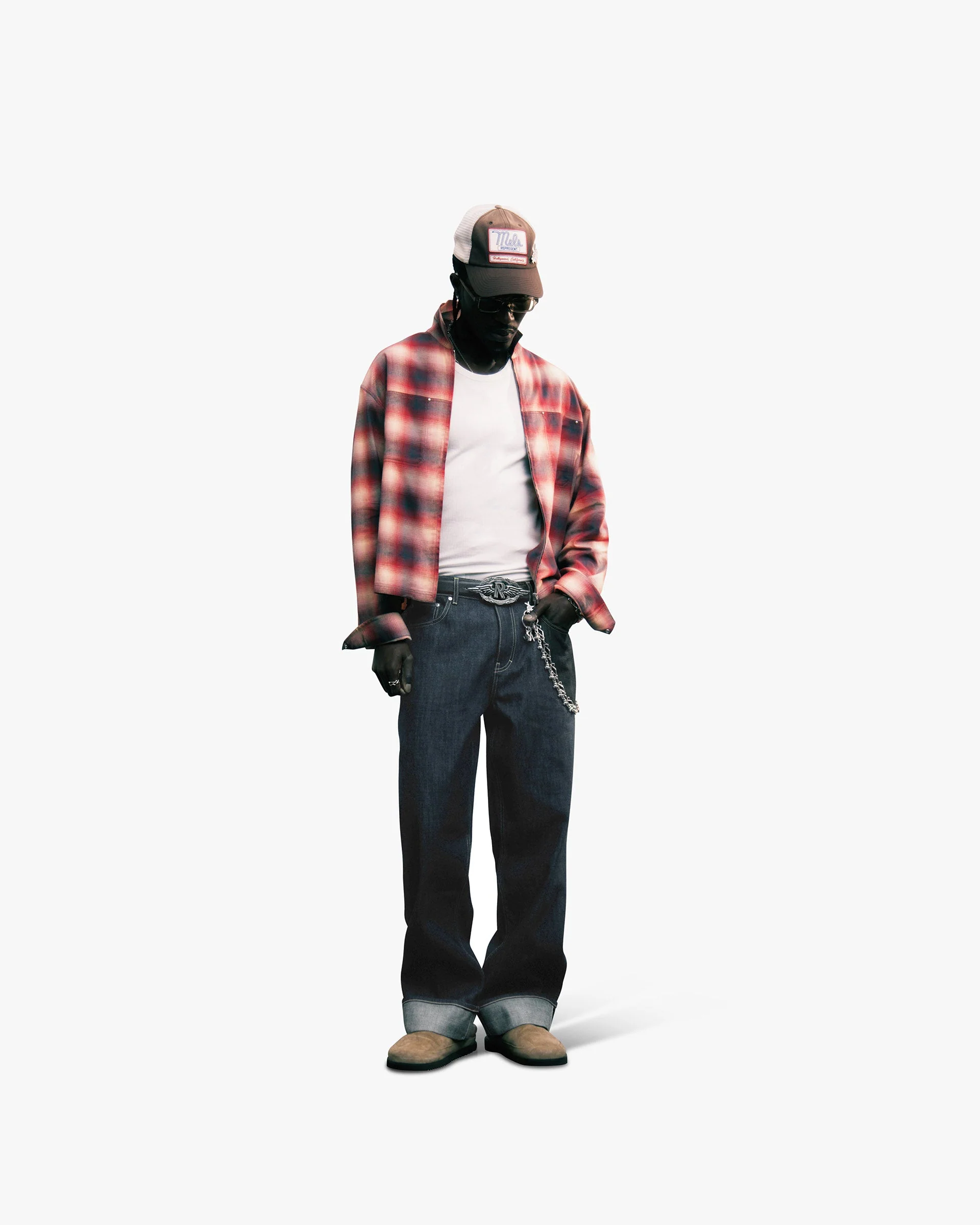 Sunset Flannel - Racing Red - Image 6