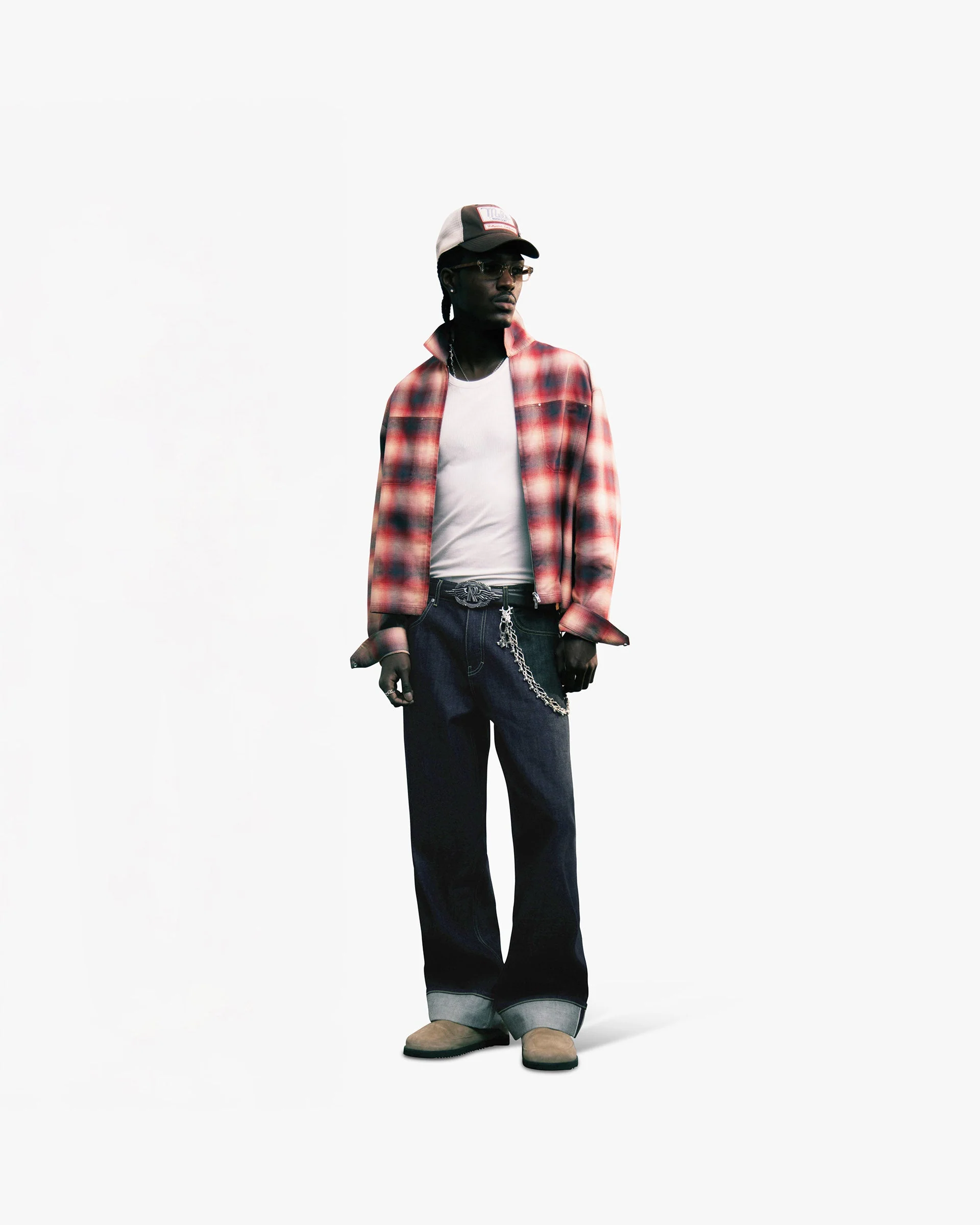 Sunset Flannel - Racing Red - Image 7