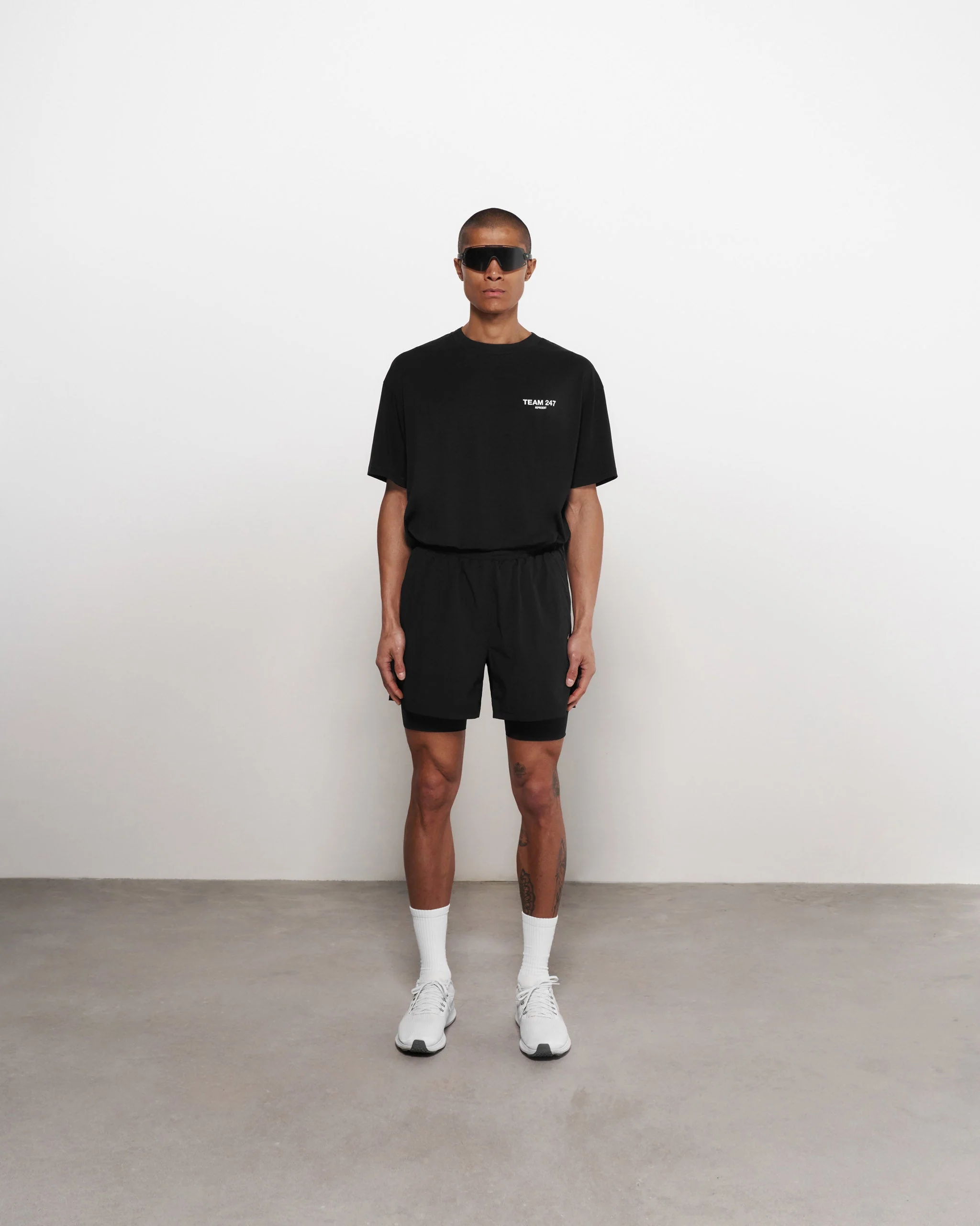 Team 247 2-In-1 Shorts - Black - Image 8