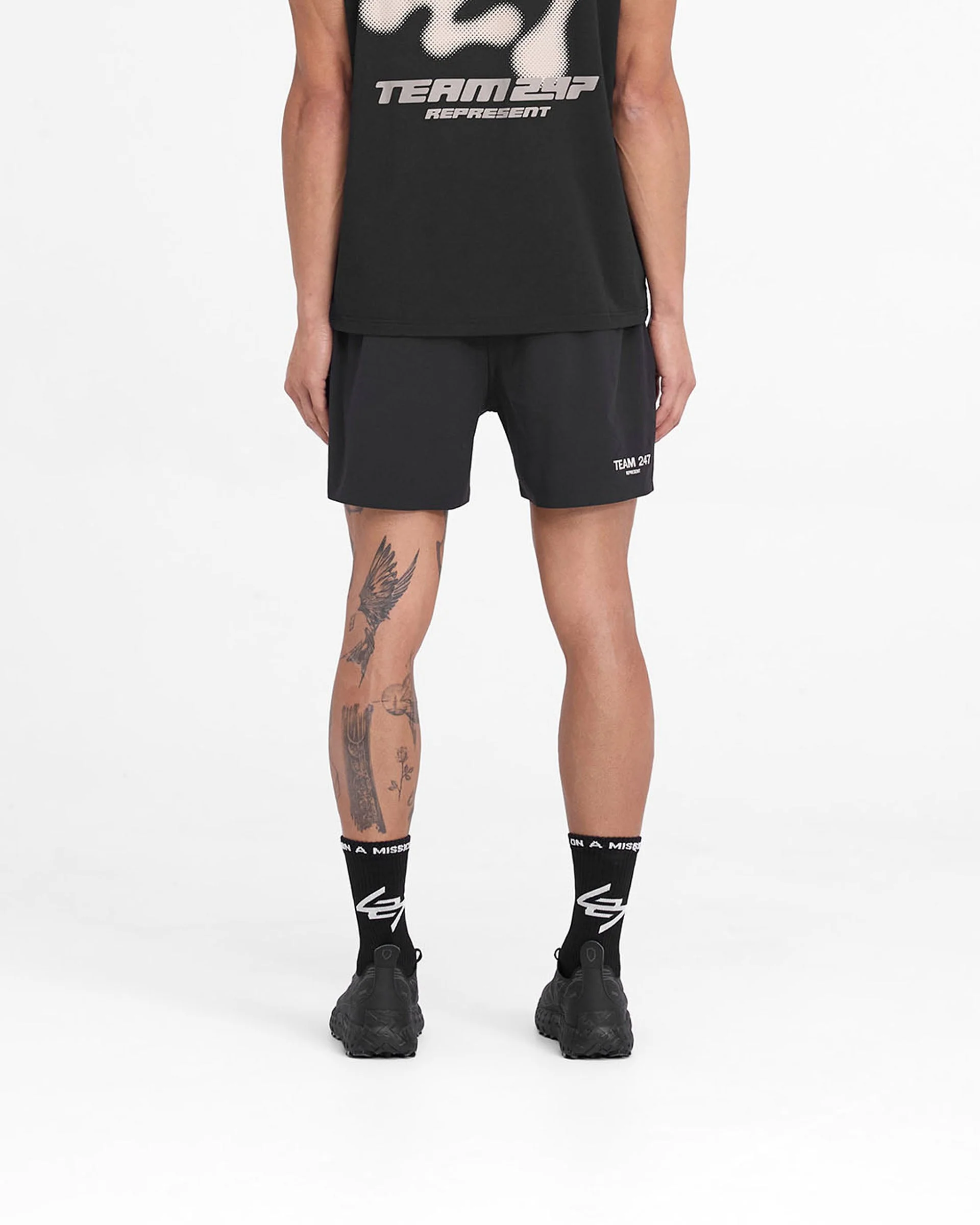 Team 247 Fused Shorts - Black - Image 5