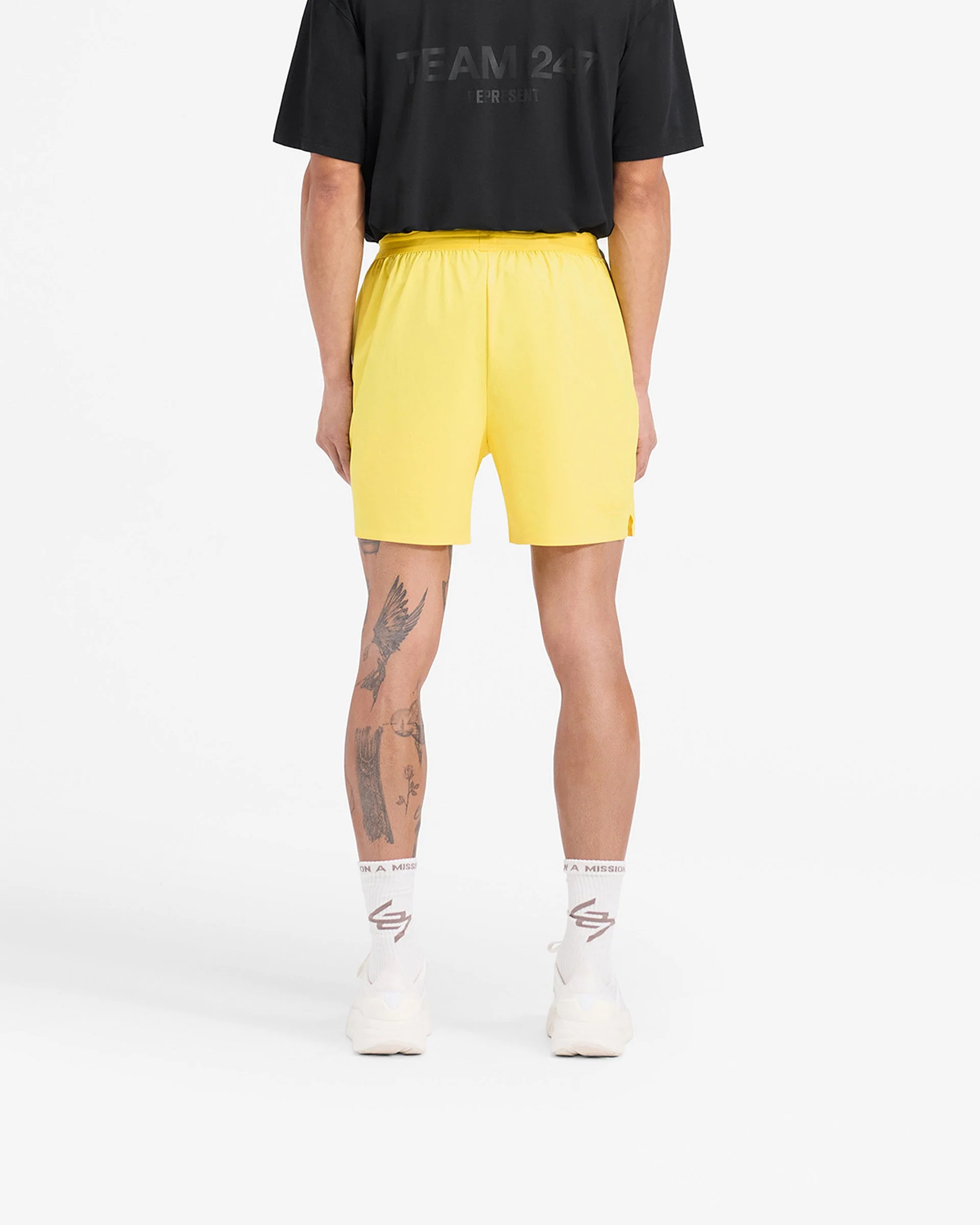 Team 247 Fused Shorts - Lemon - Image 5