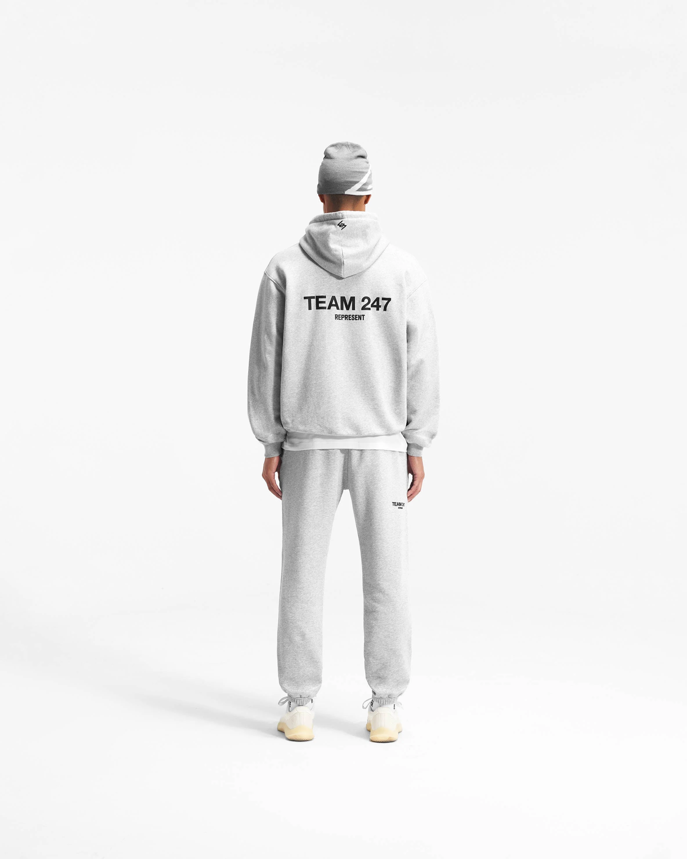 Team 247 Oversized Hoodie - Ash Grey - Image 10