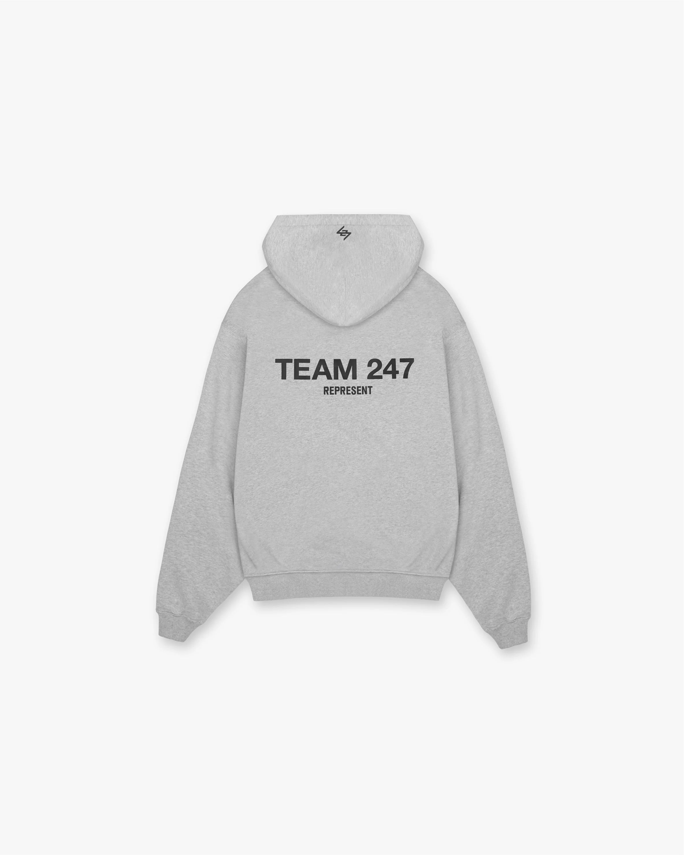 Team 247 Oversized Hoodie - Ash Grey - Image 2