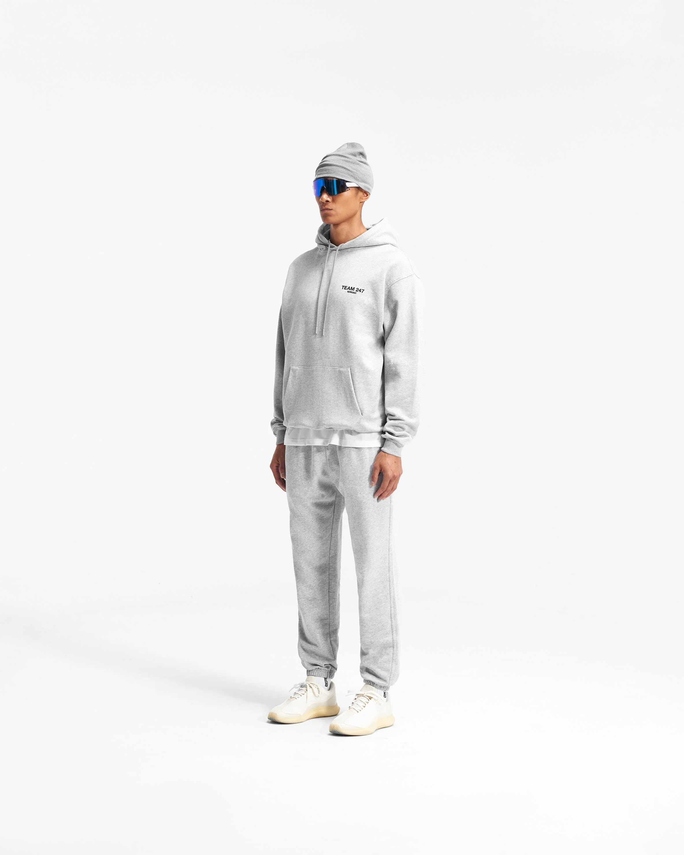 Team 247 Oversized Hoodie - Ash Grey - Image 9