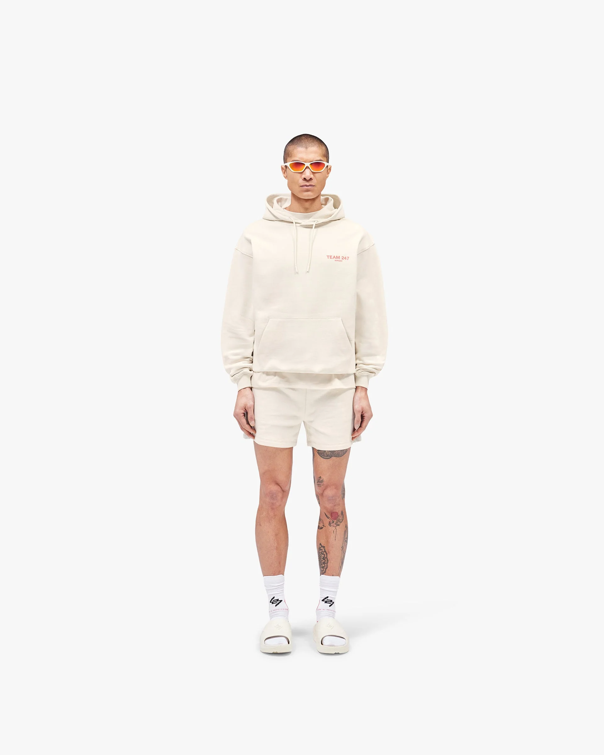 Team 247 Oversized Hoodie - Cream - Image 6