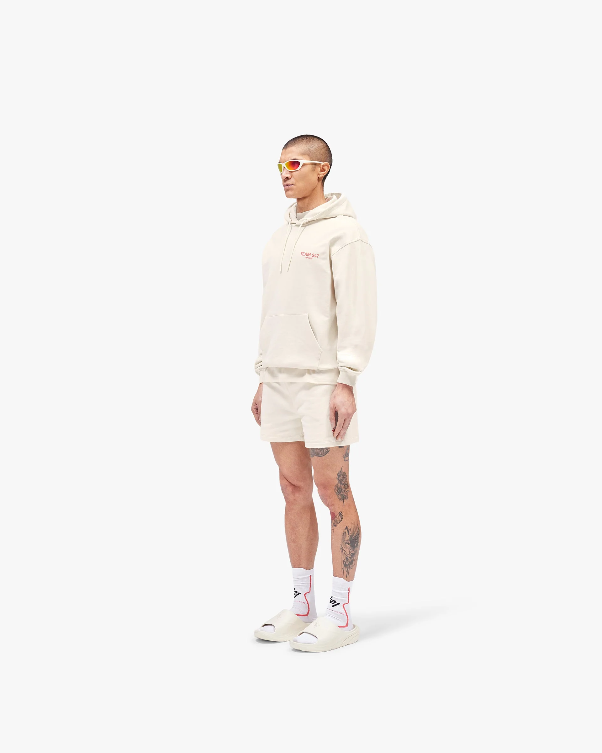 Team 247 Oversized Hoodie - Cream - Image 7