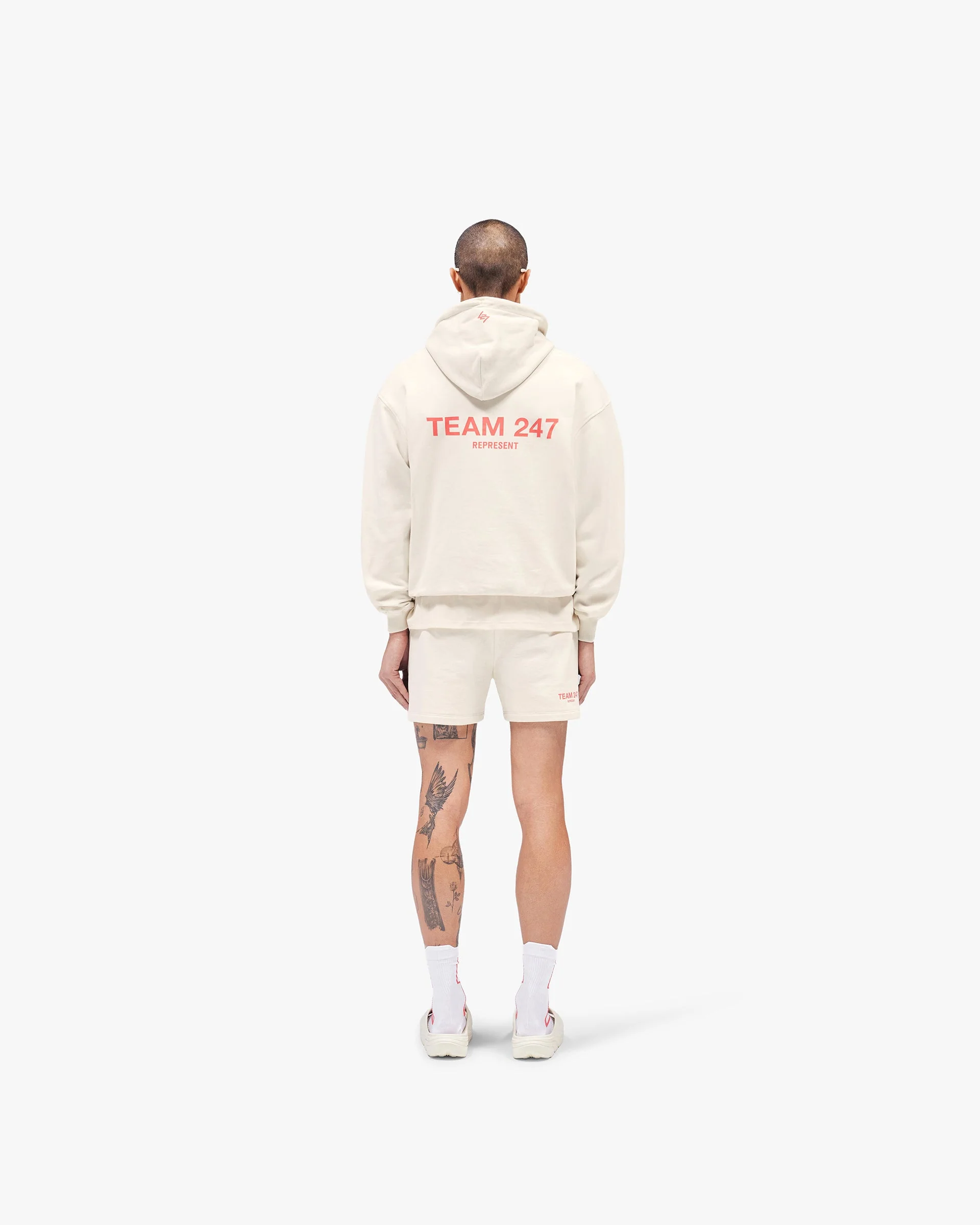 Team 247 Oversized Hoodie - Cream - Image 8