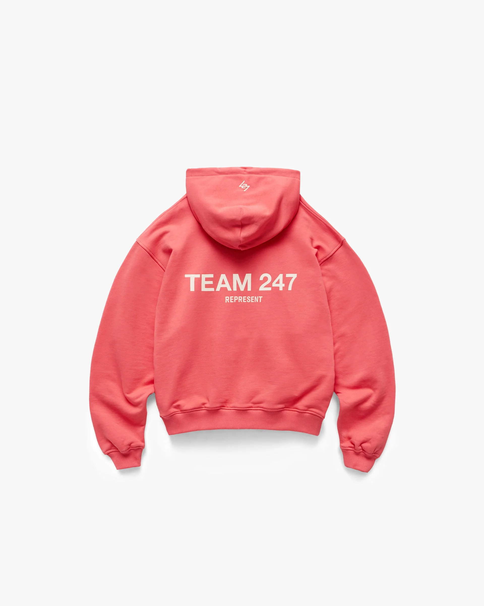 Team 247 Oversized Hoodie  - Racing Red - Image 2
