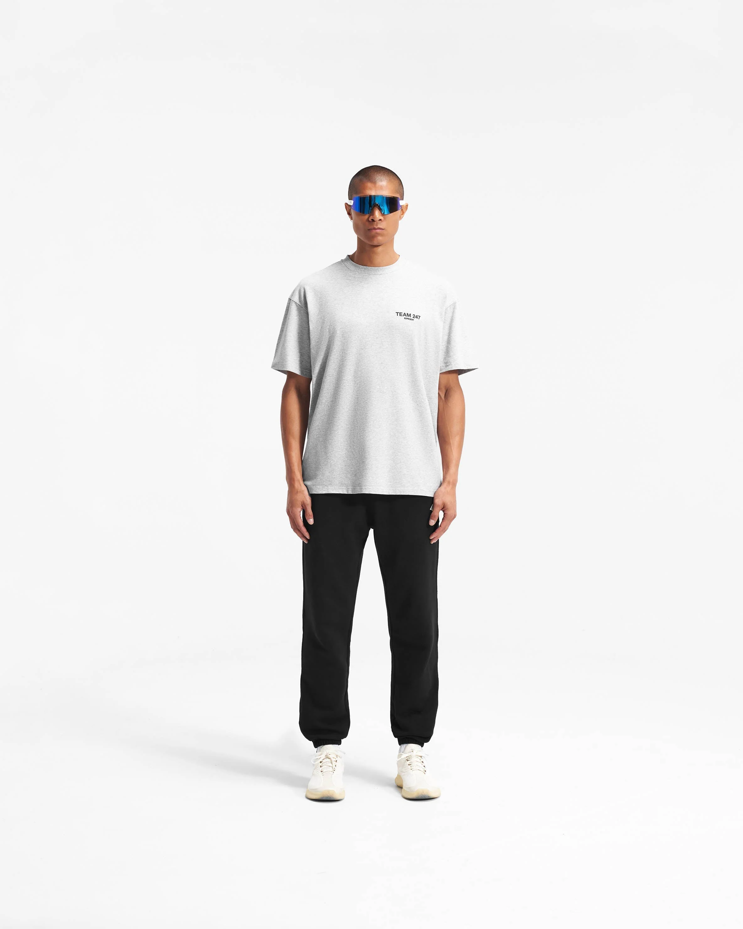 Team 247 Oversized T-Shirt - Ash Grey - Image 7