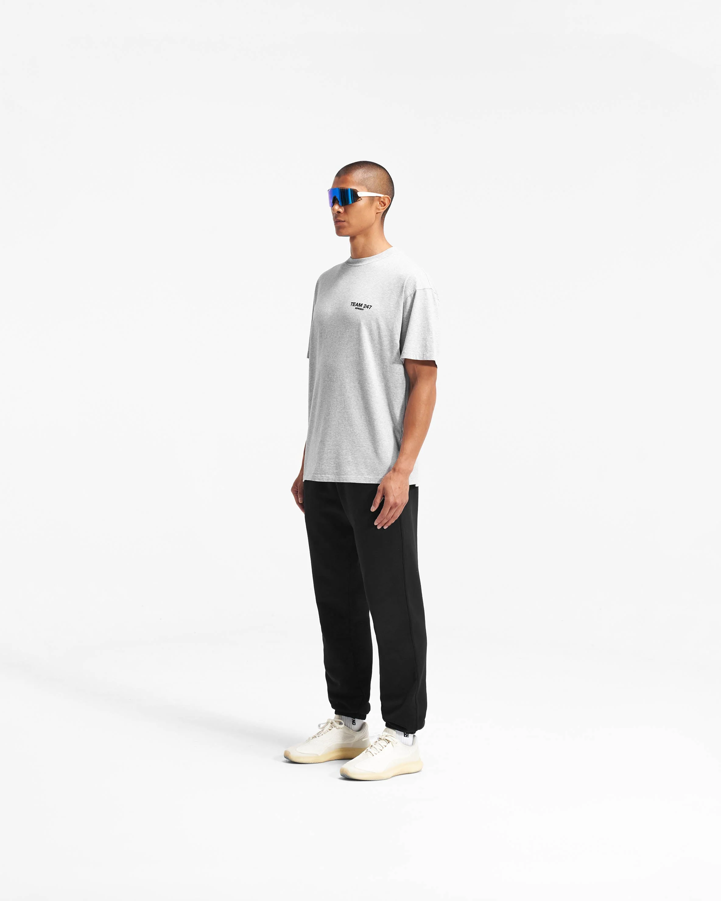 Team 247 Oversized T-Shirt - Ash Grey - Image 8