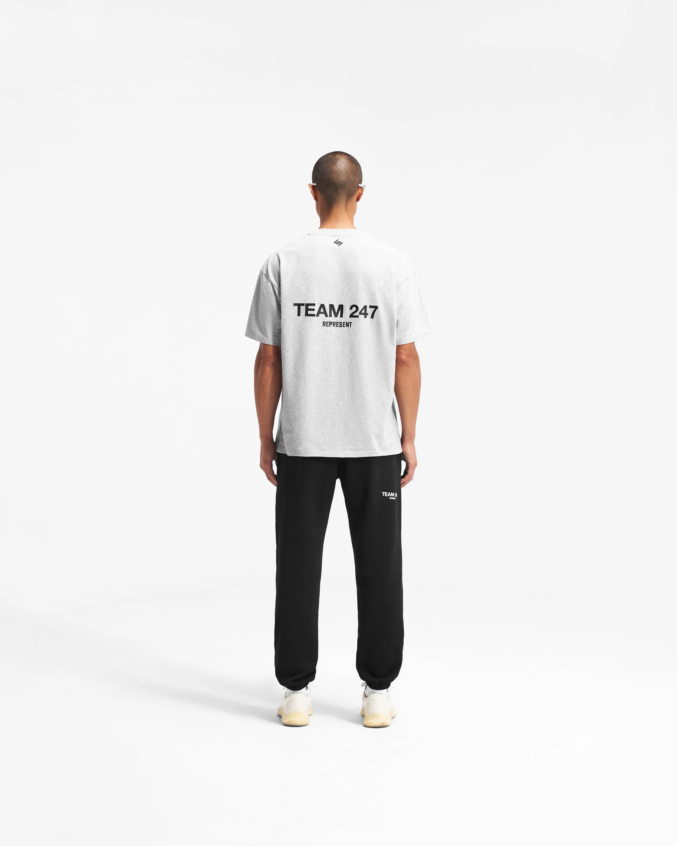 Team 247 Oversized T-Shirt - Ash Grey - Image 9
