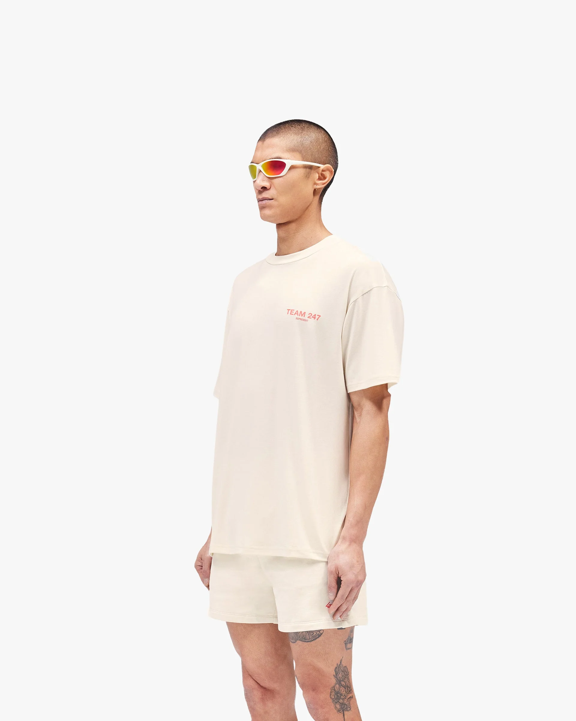 Team 247 Oversized T-Shirt - Cream - Image 4